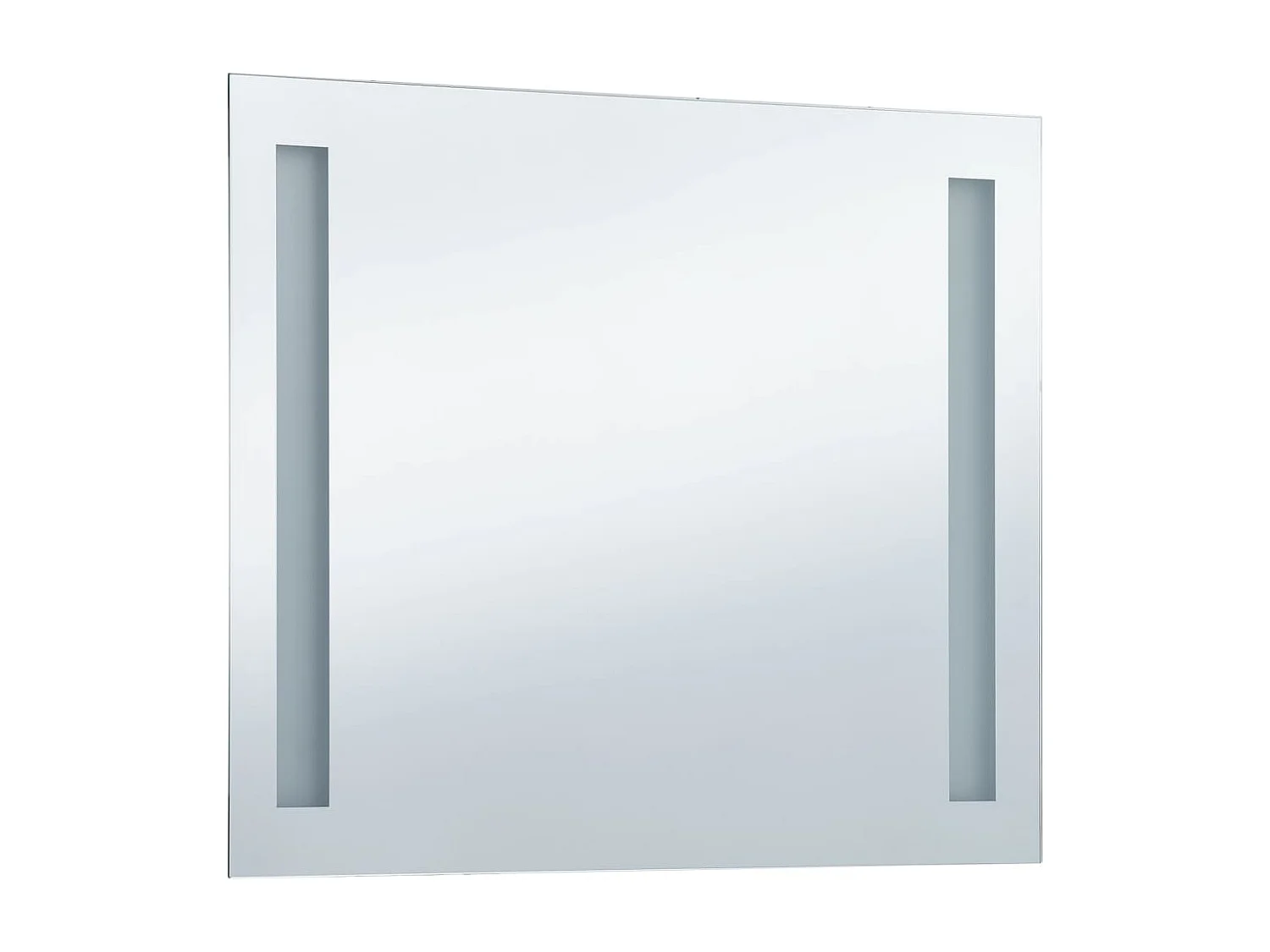 Espelho de parede LED para casa de banho 80x60 cm PT551379