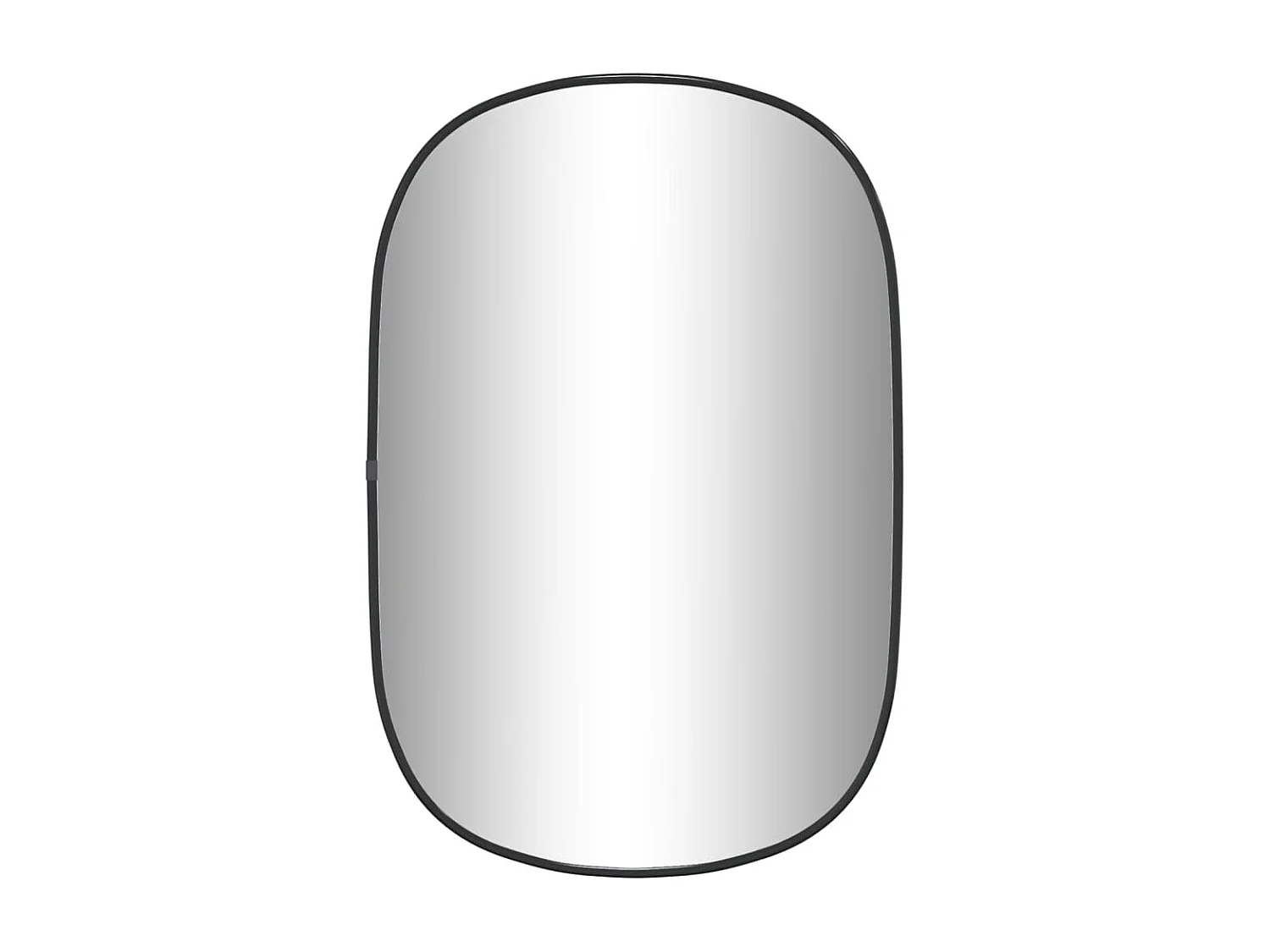 Miroir mural Noir 60x40 cm FR93839