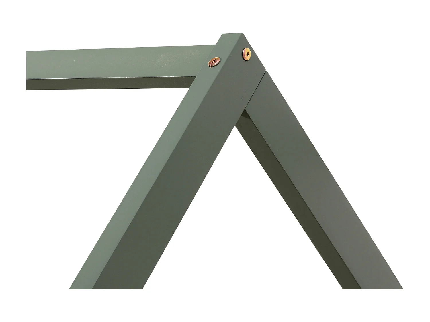 Lit cabane gigogne pour enfant 190x90cm vert MARCEAU - HAPPY GARDEN