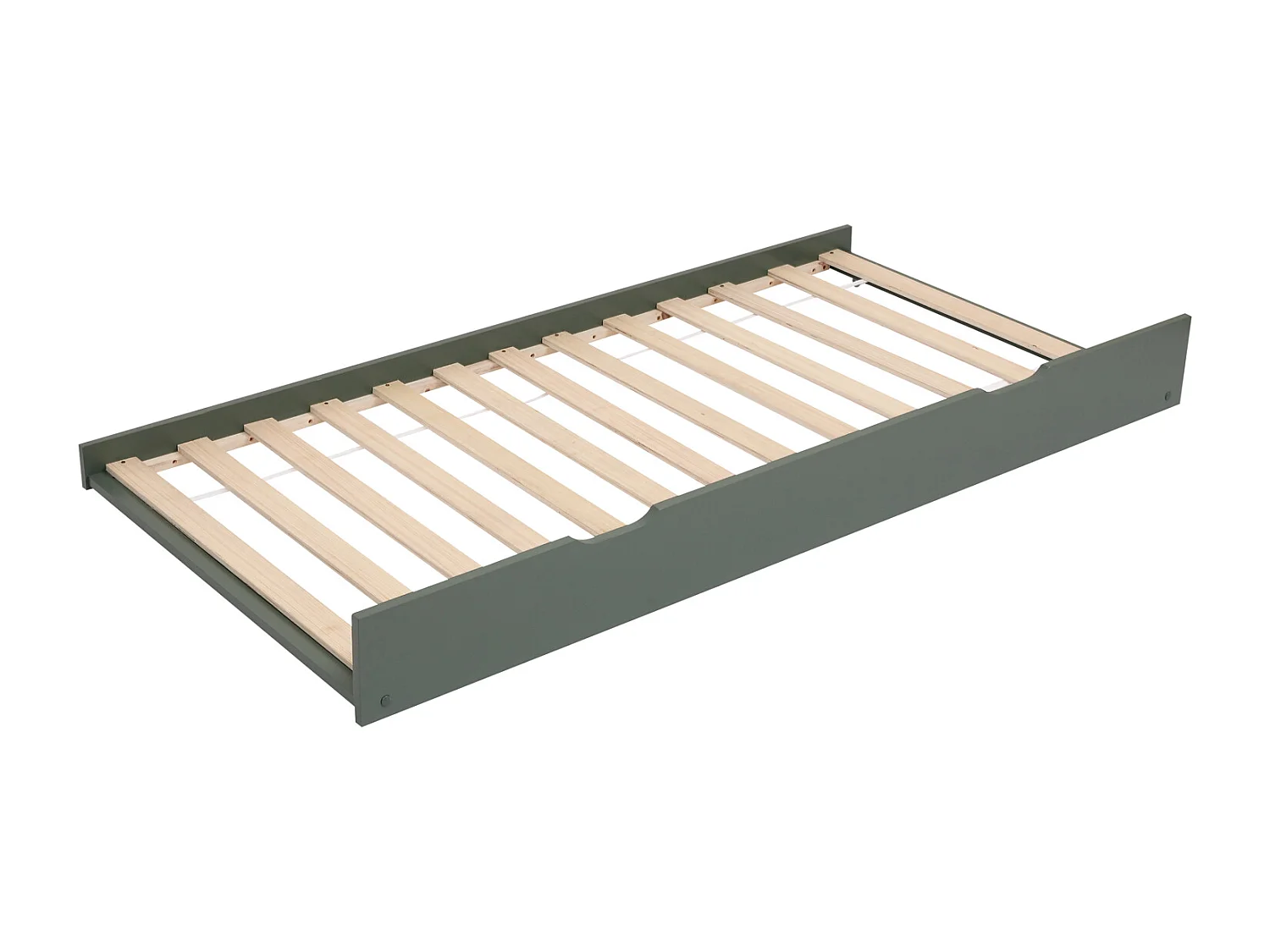 Lit cabane gigogne pour enfant 190x90cm vert MARCEAU - HAPPY GARDEN
