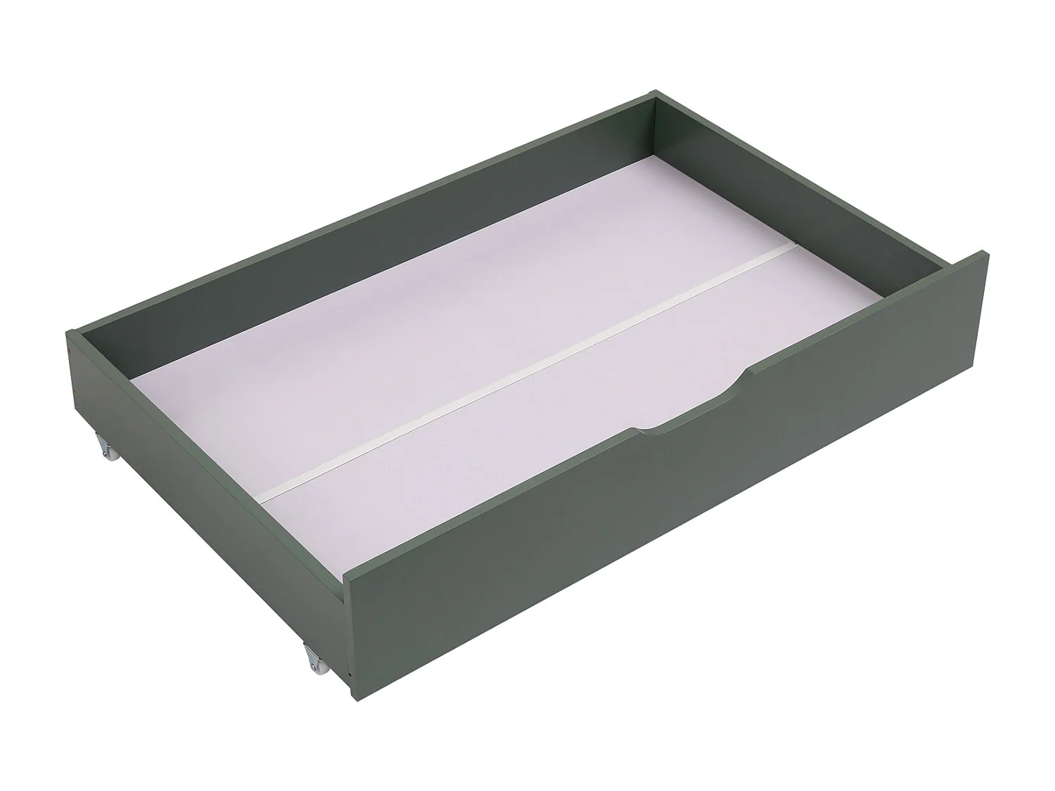 Lit cabane pour enfant 190x90cm vert avec tiroirs MARCEAU - HAPPY GARDEN