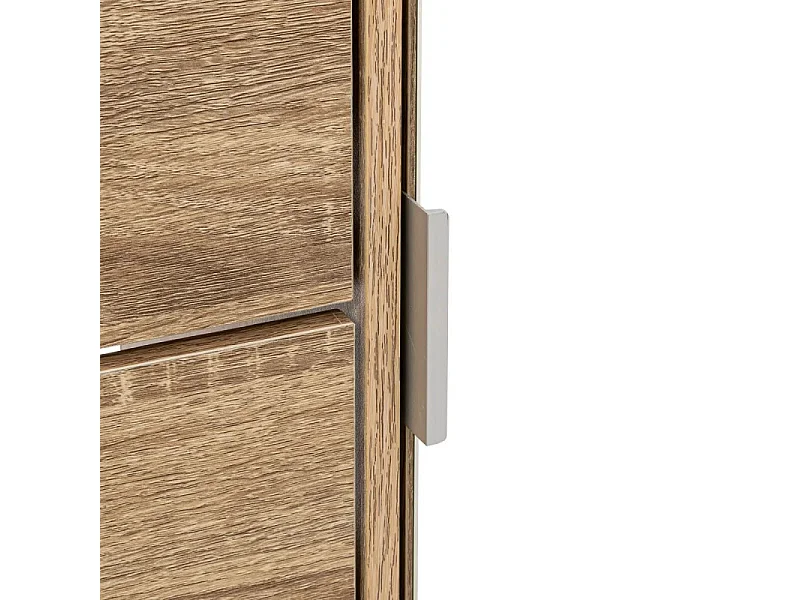 Meuble à Chaussures "Miroir" 155cm Naturel