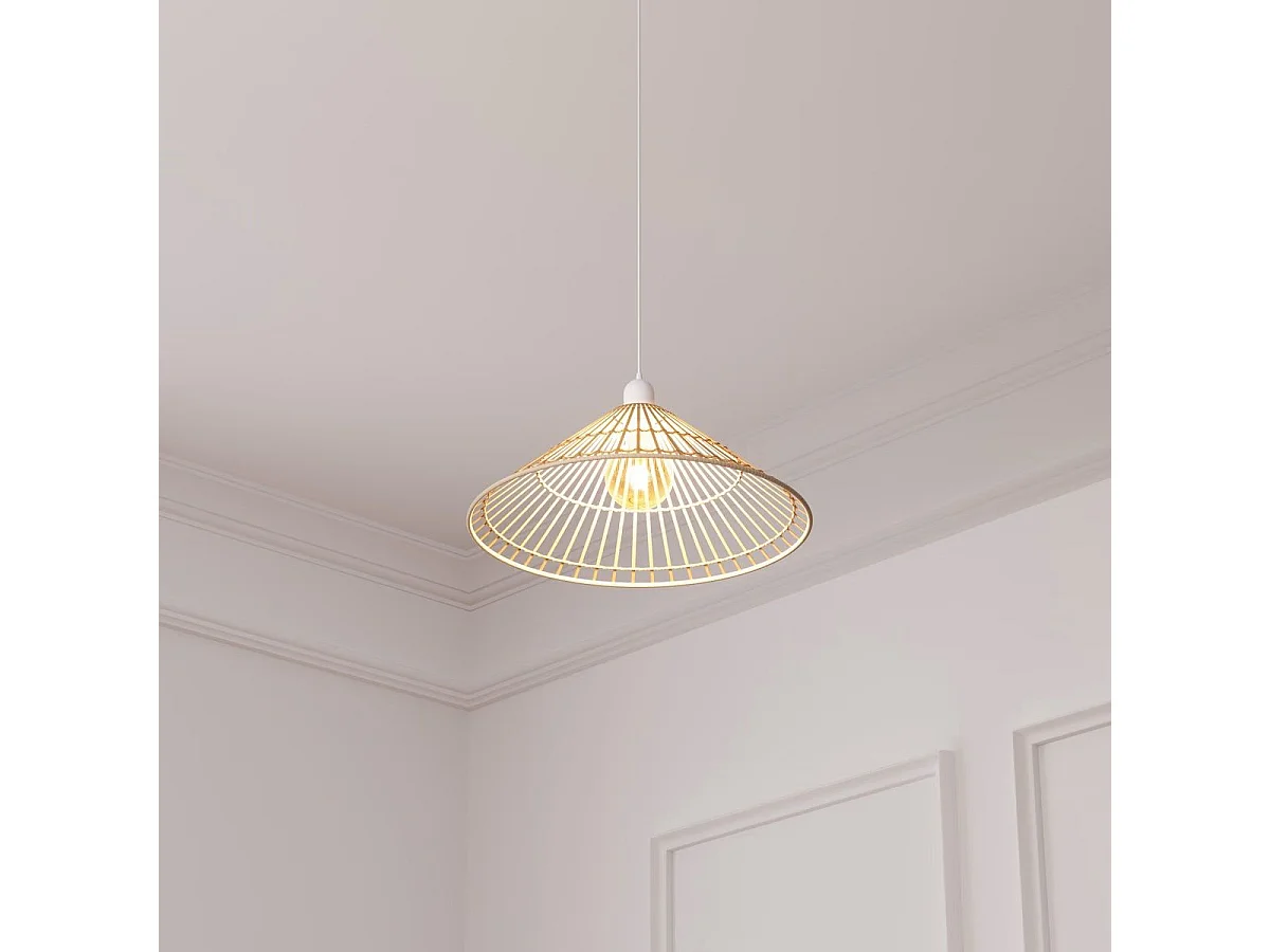Luminaire Suspension en Bambou D 36 cm