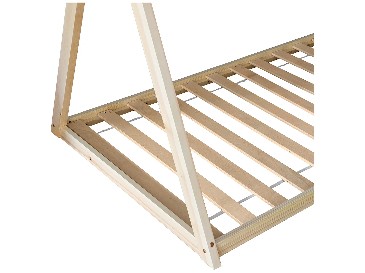Lit tipi pour enfant 190x90cm en bois VALENTIN - HAPPY GARDEN