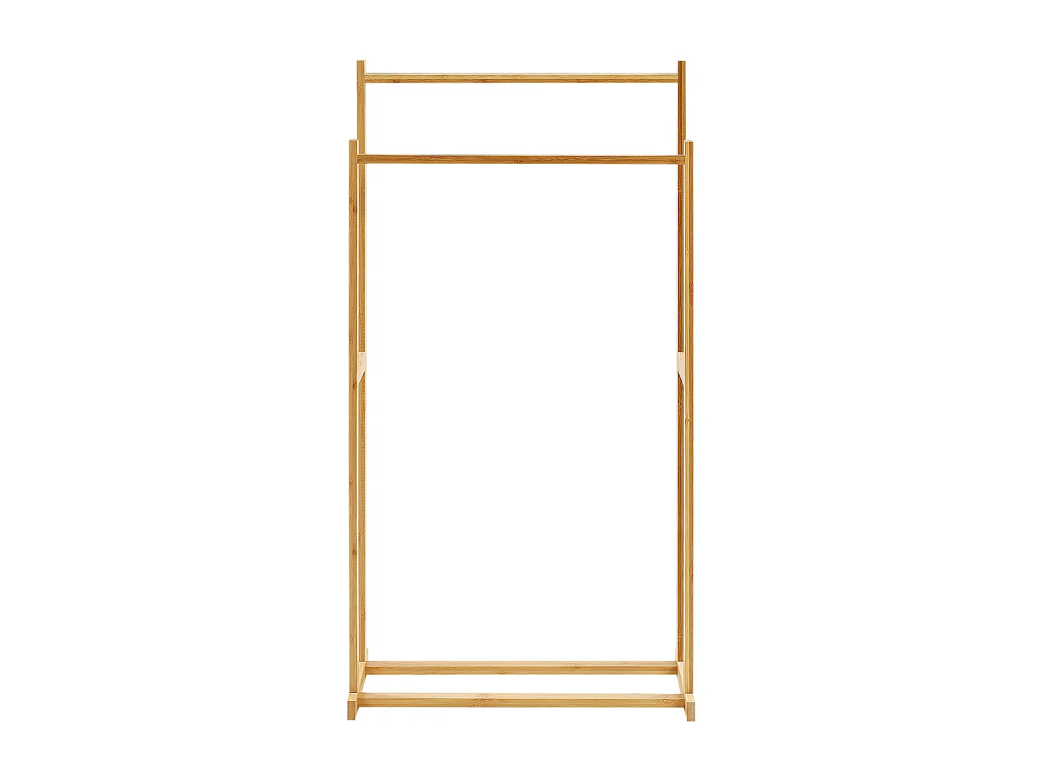 Suporte para toalha HOBOKEN Madeira de bambu Castanho claro