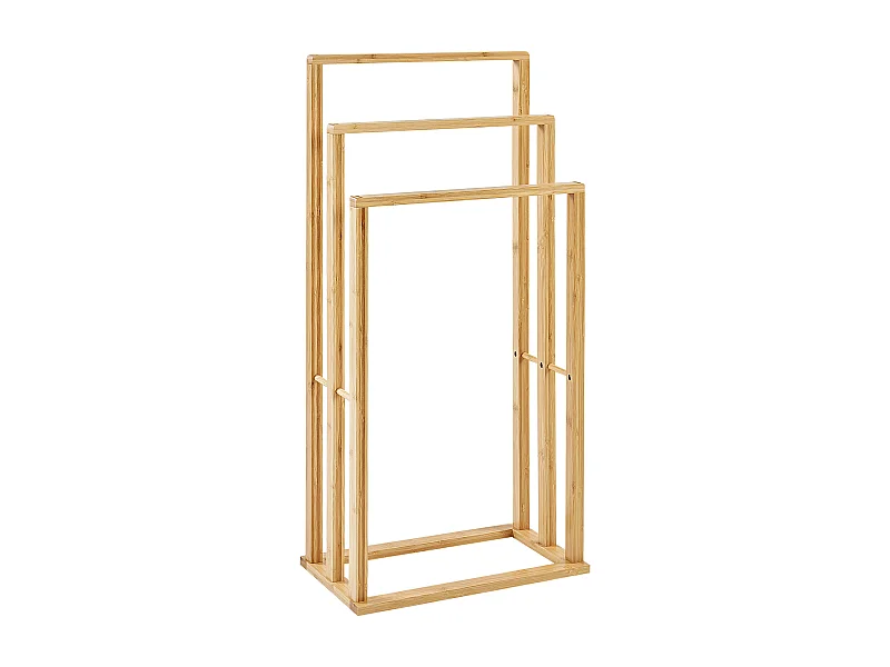 Suporte para toalha TUPELO Madeira de bambu Castanho claro