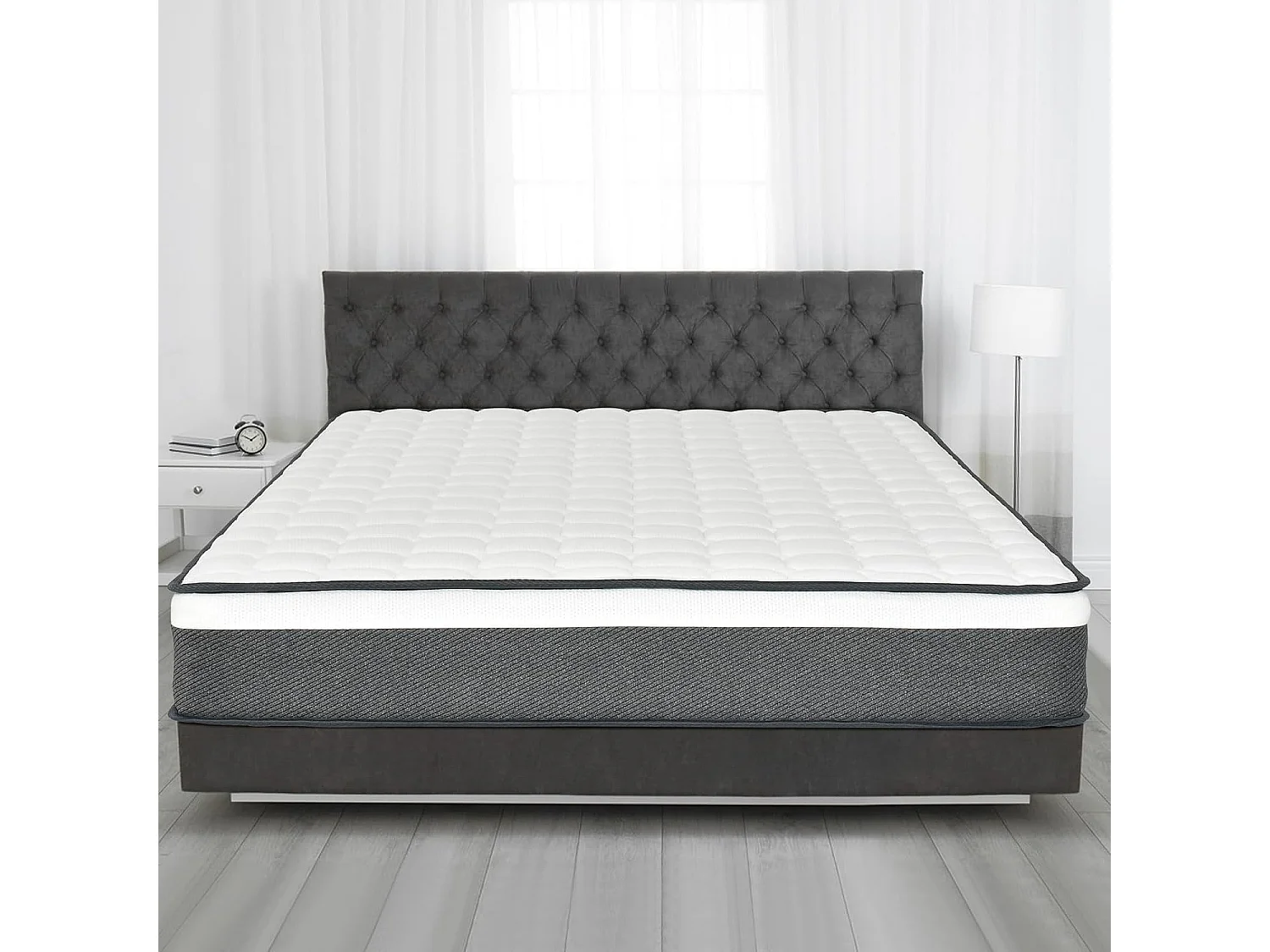 Matelas 140x200 cm, Matelas en Mousse à Mémoire Haute Densité Ultra Doux, Épaisseur 22 cm, Matelas Haute Résilience de Dureté H3, Ergonomique et Hypoallergénique