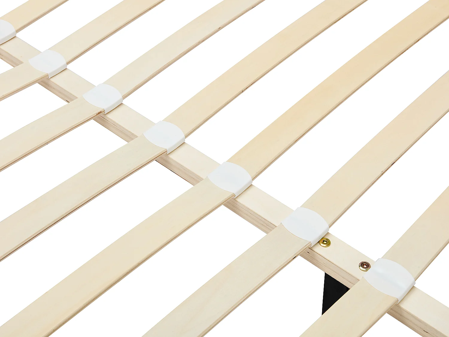 Scandinavisch bed 180 x 200 cm - Stof - Beige - BENEDICTE