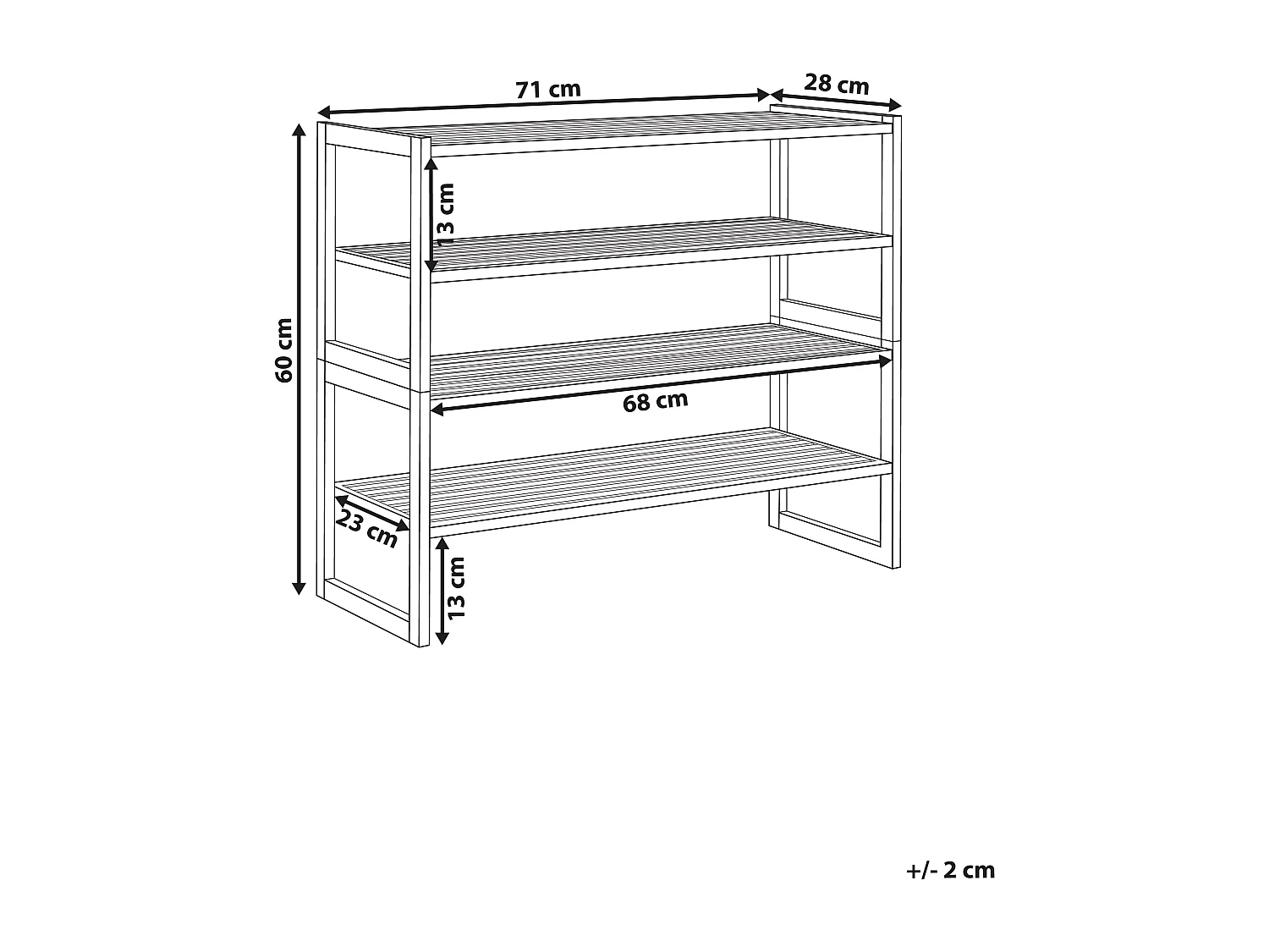 Meuble de rangement UVALDA Bambou Marron clair