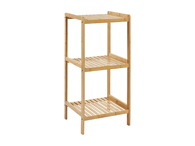 Armadietto da bagno legno di bambù chiaro BAXLEY