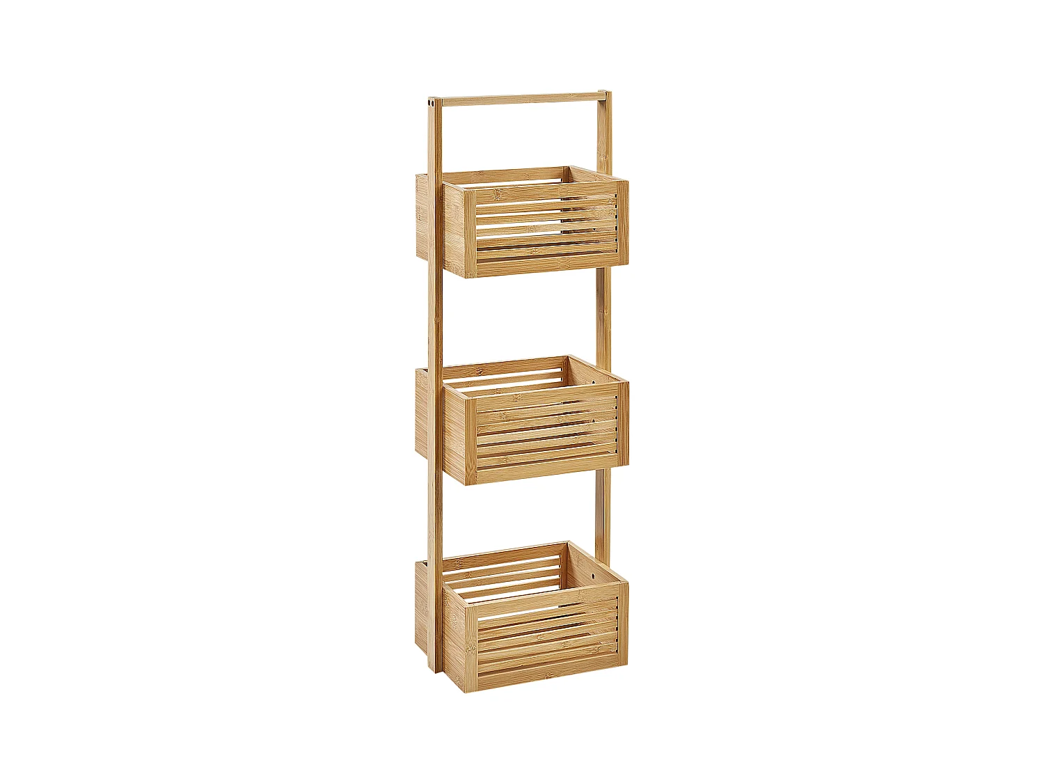 Meuble de rangement WAVERLY Bambou Marron clair