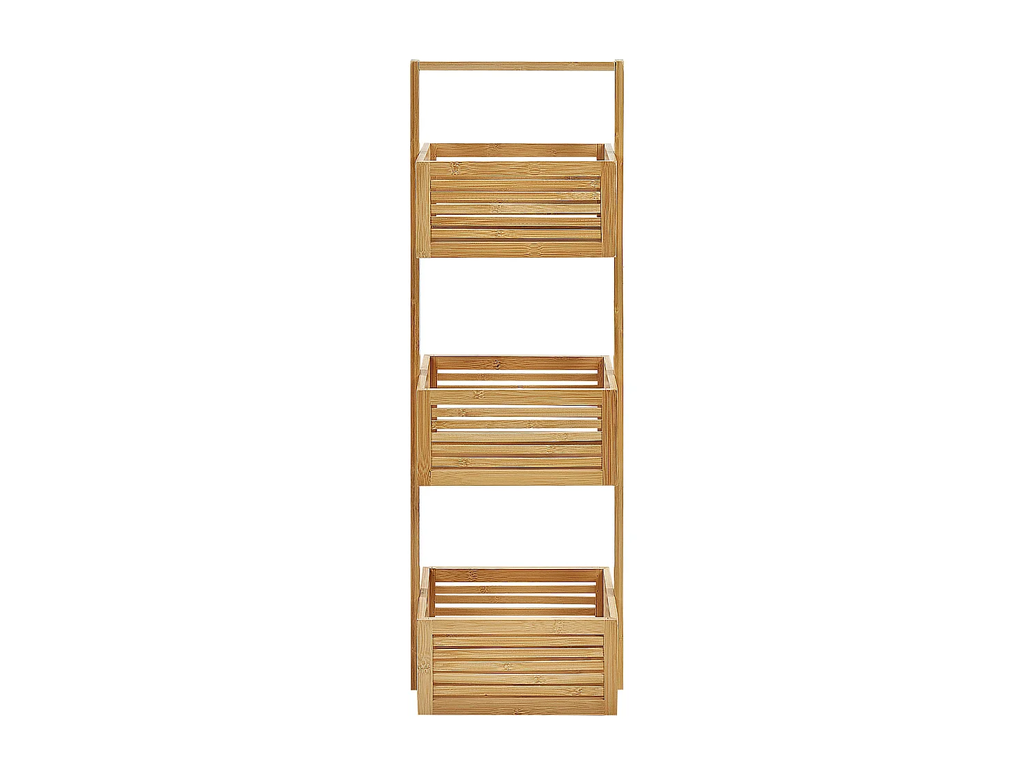 Meuble de rangement WAVERLY Bambou Marron clair