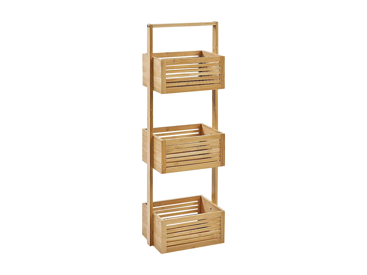 Meuble de rangement WAVERLY Bambou Marron clair