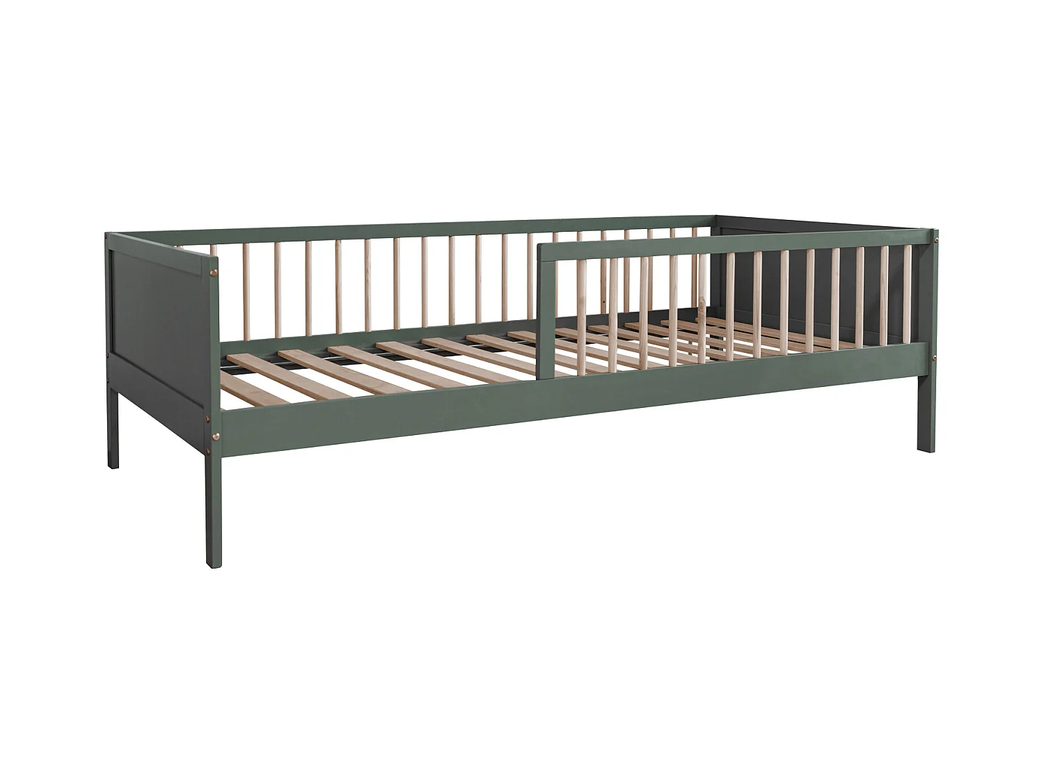 Kinderbed 190x90cm saliegroen ADAM