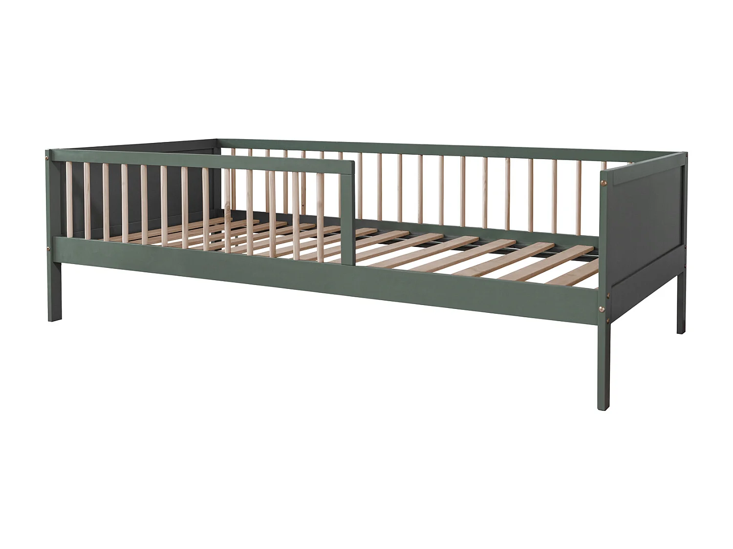 Kinderbed 190x90cm saliegroen ADAM