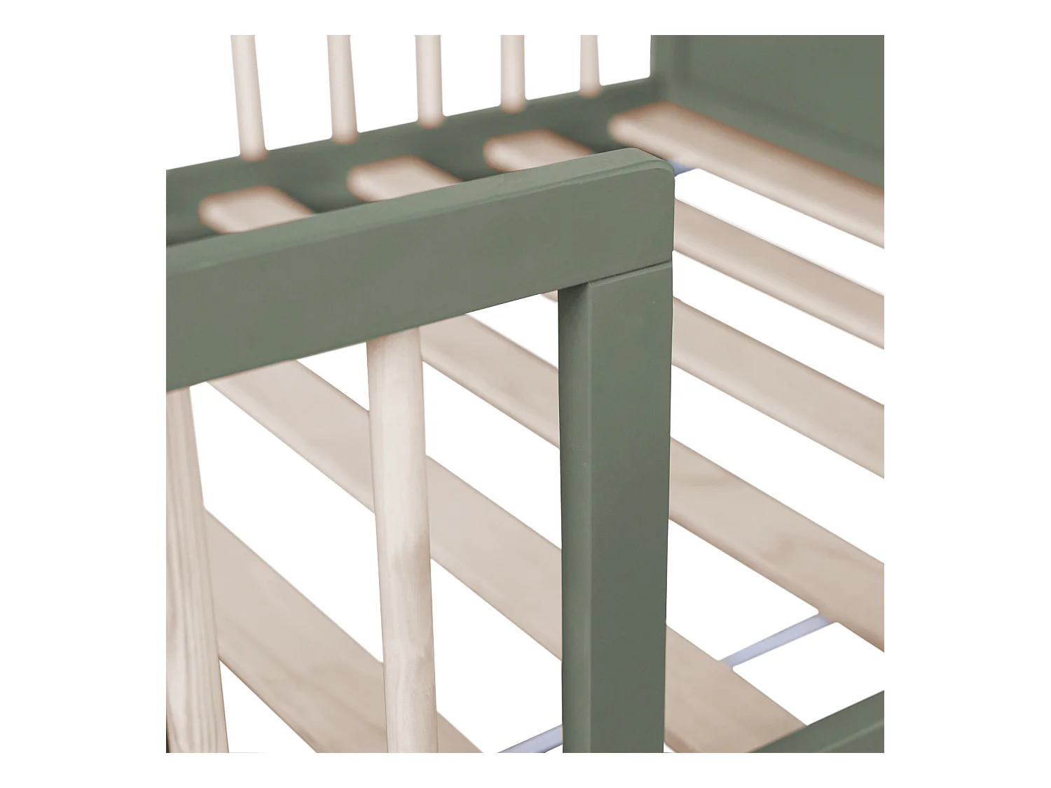 Kinderbed 190x90cm saliegroen ADAM