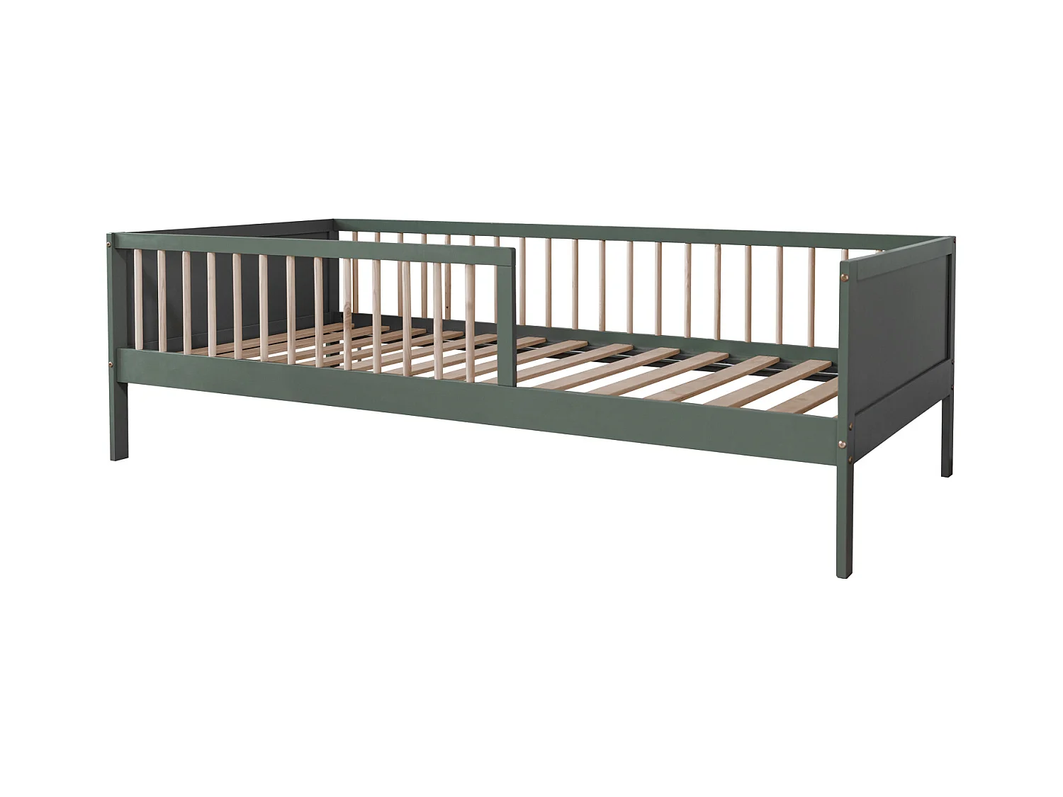 Kinderbed 190x90cm saliegroen ADAM