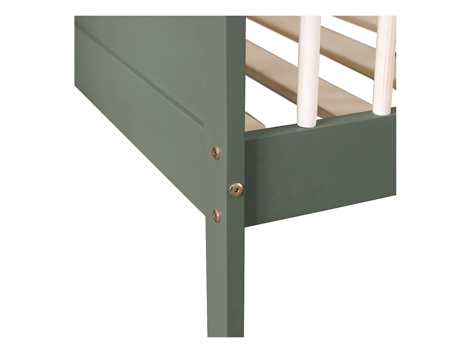 Kinderbed 190x90cm saliegroen ADAM