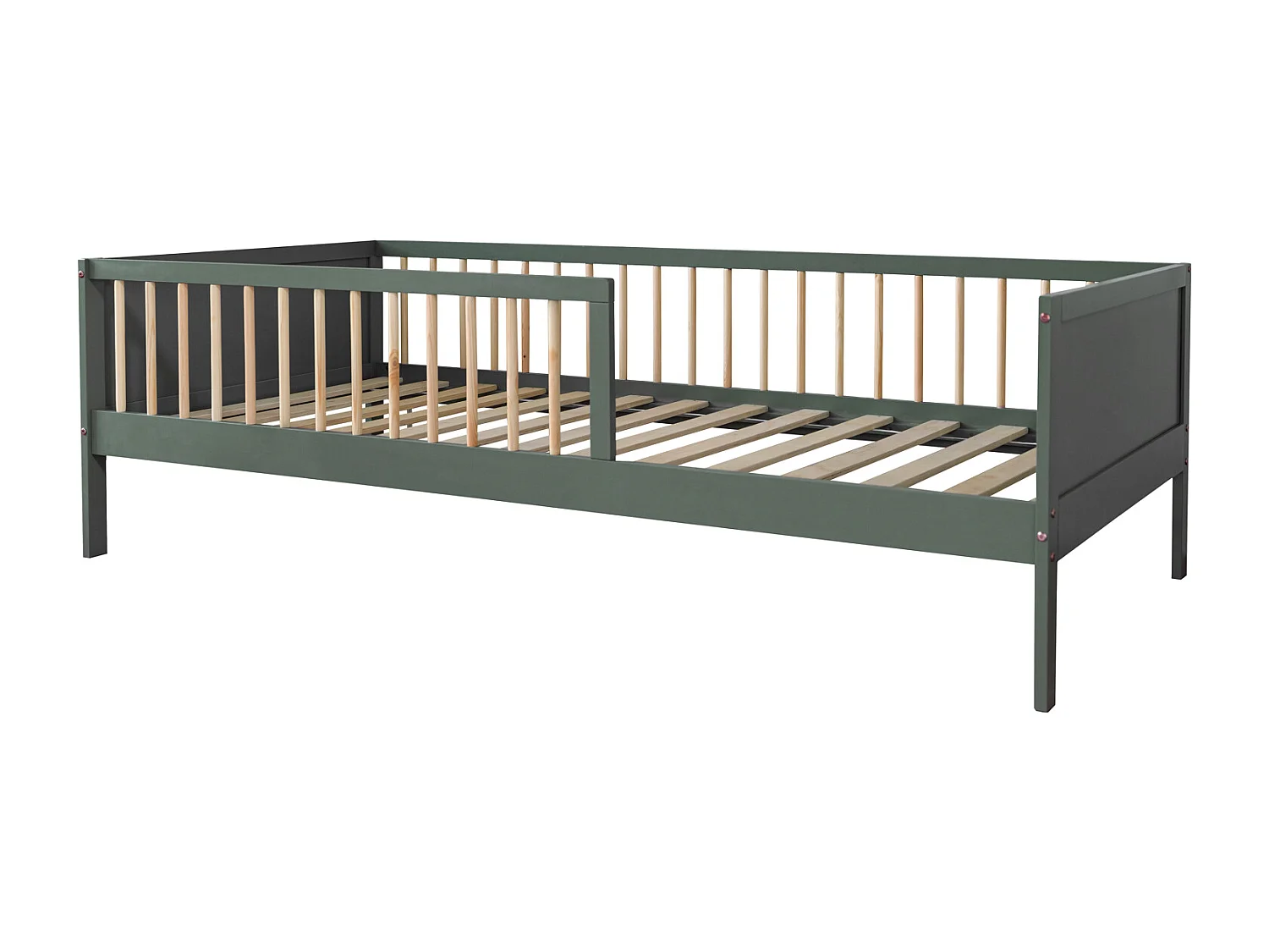 Kinderbed 190x90cm saliegroen ADAM