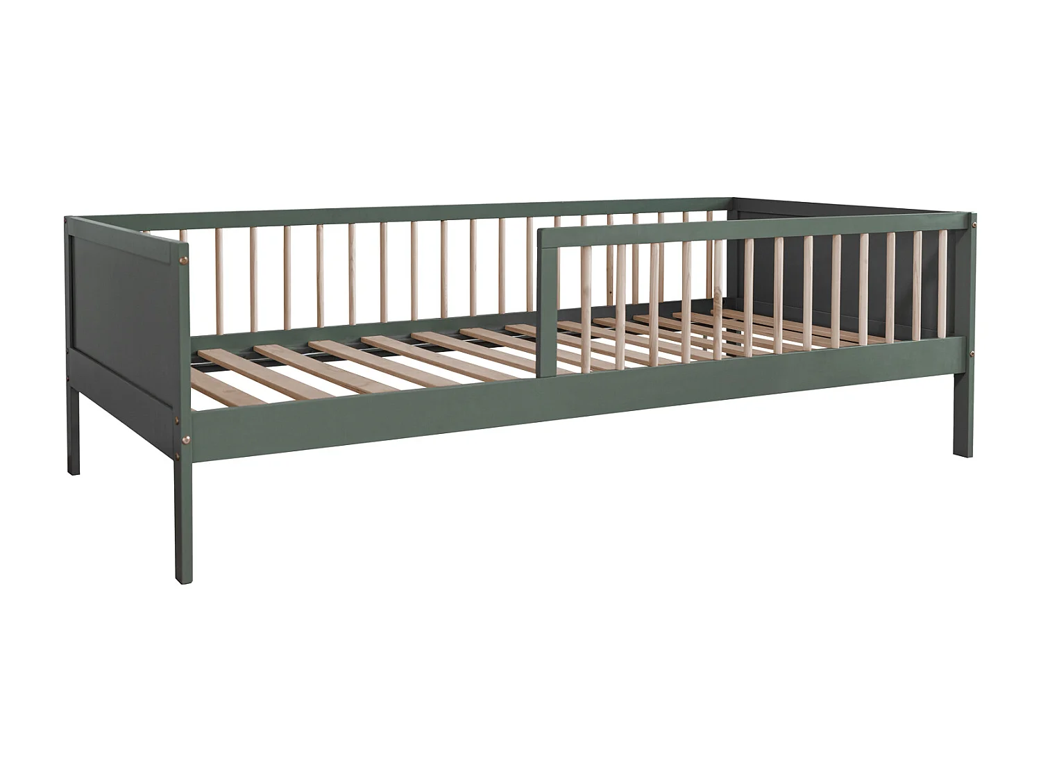 Kinderbed 190x90cm saliegroen ADAM