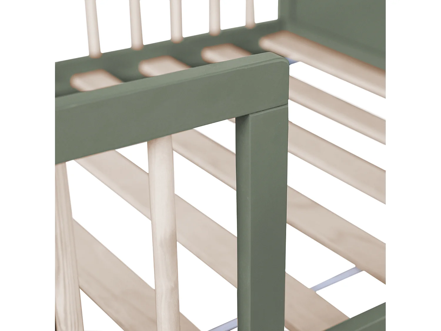 Kinderbed 190x90cm saliegroen ADAM