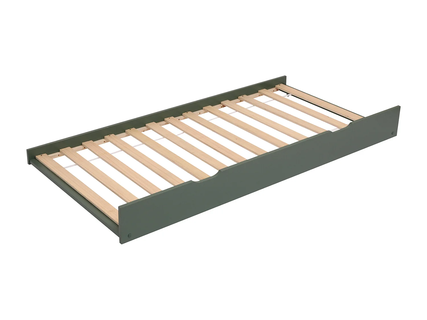 Lit gigogne pour enfant 190x90cm vert ADAM - HAPPY GARDEN