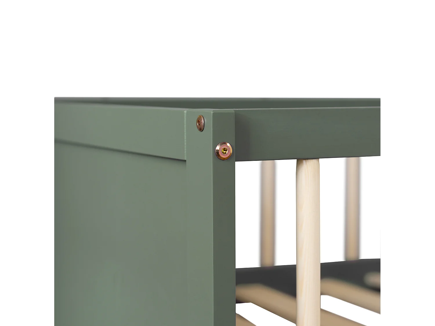Lit gigogne pour enfant 190x90cm vert ADAM - HAPPY GARDEN