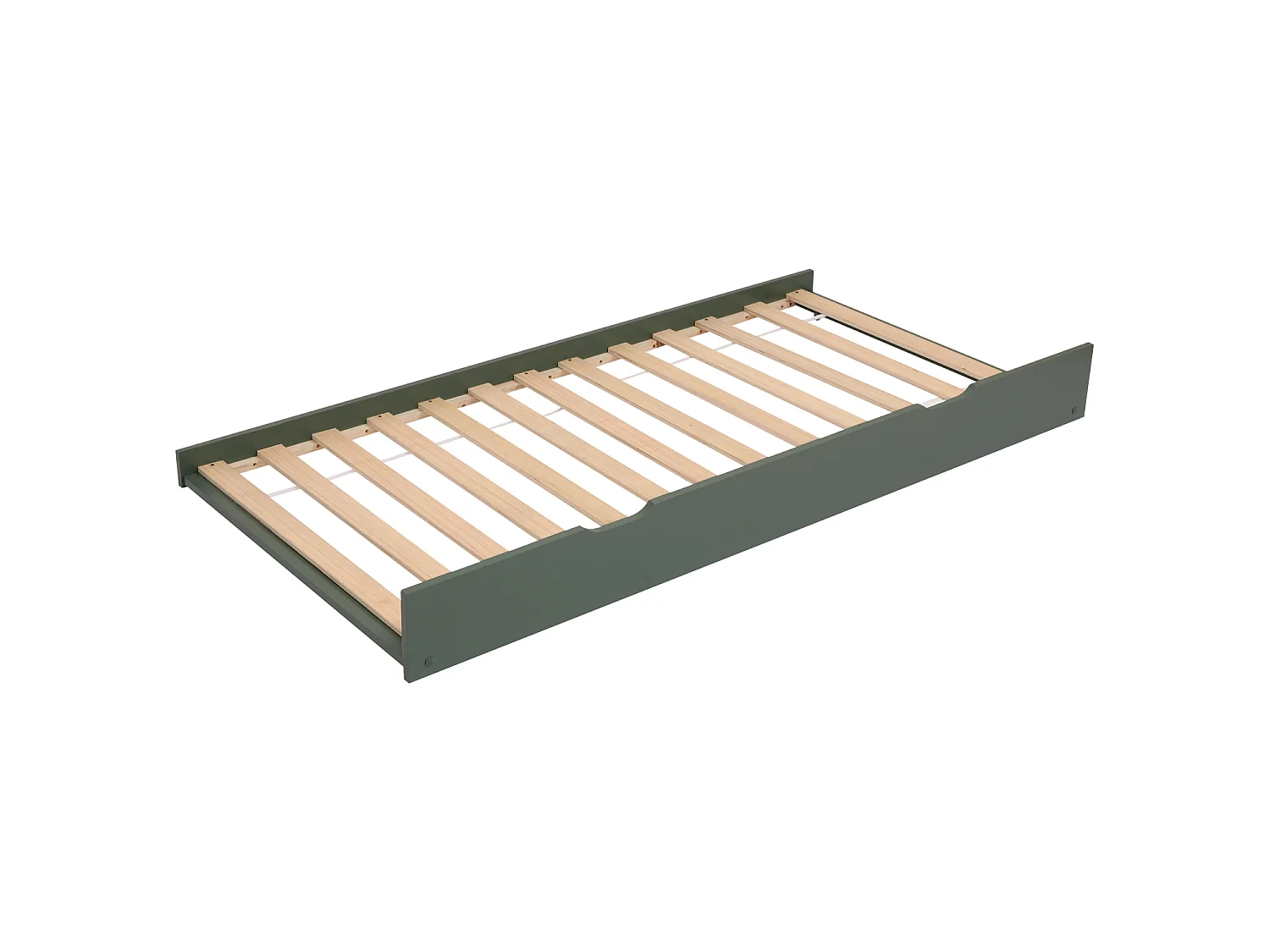 Lit gigogne pour enfant 190x90cm vert ADAM - HAPPY GARDEN