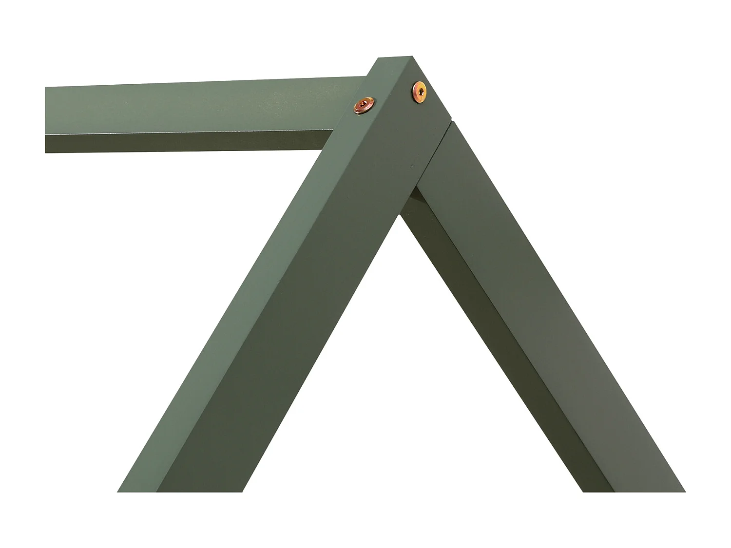 Cama de cabana para crianças 190x90cm verde MARCEAU