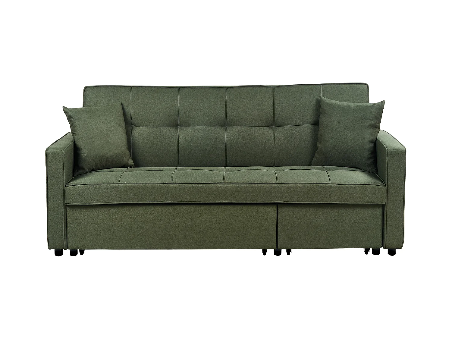 Divano letto GLOMMA Tessuto Verde scuro 2 posti