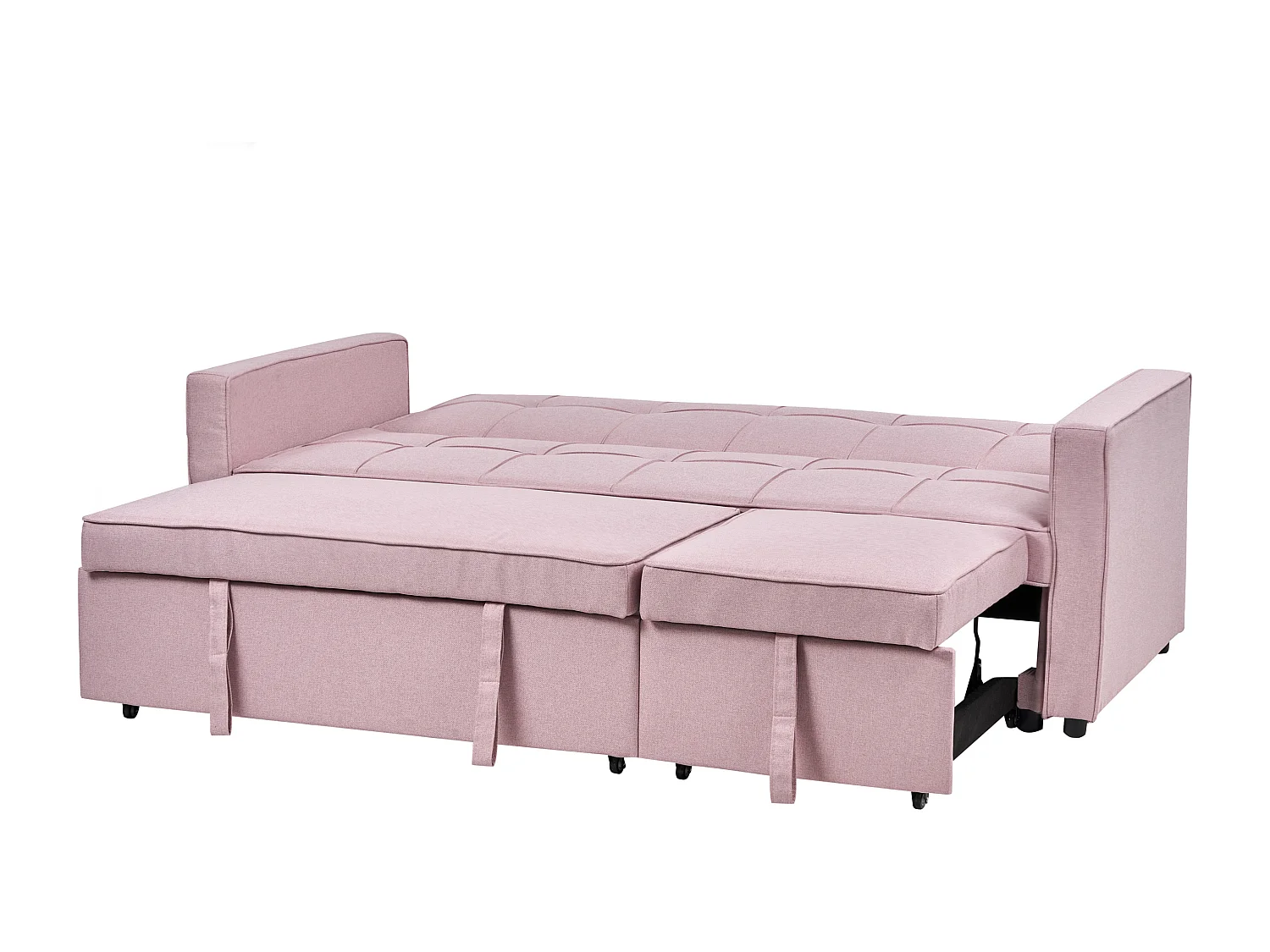 Canapé-lit 2 places GLOMMA Tissu Rose pastel