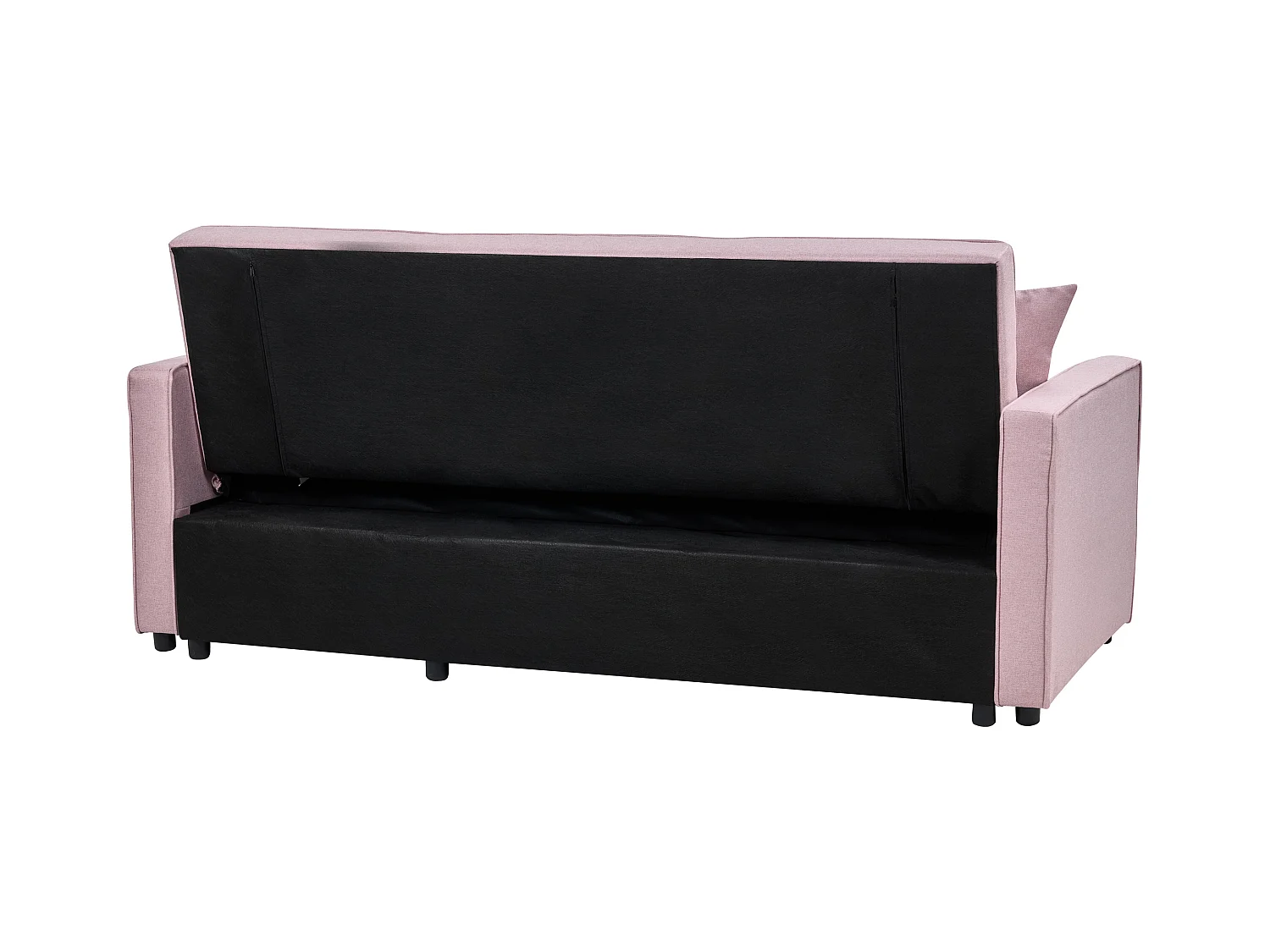 Canapé-lit 2 places GLOMMA Tissu Rose pastel