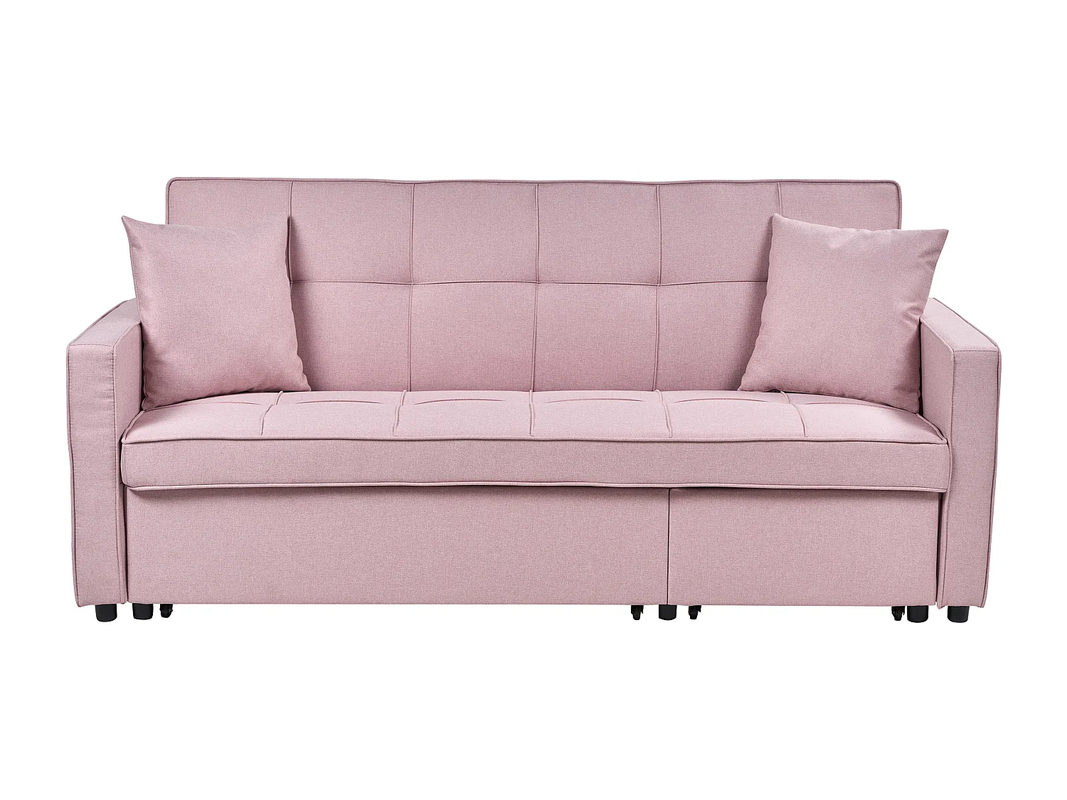 Slaapbank GLOMMA Stof Pastelroze 2-zitter