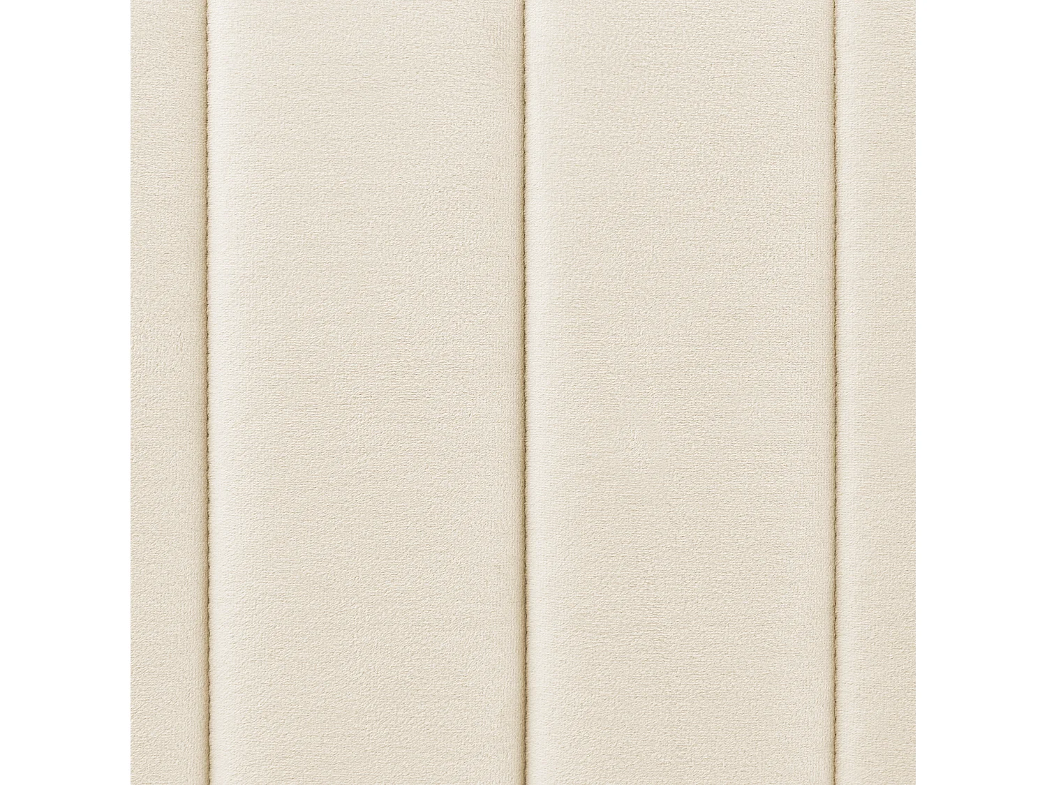 Lit avec sommier Velours LUNAN 160 x 200 cm Beige clair