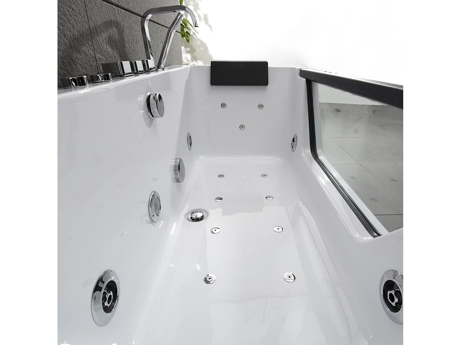 Baignoire Balnéo Tahiti Jets 170  x78  x60  cm, by SPALINA