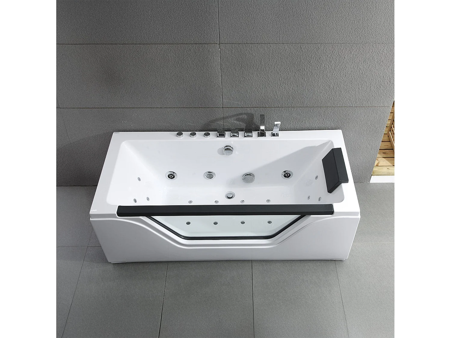 Baignoire Balnéo Tahiti Jets 170  x78  x60  cm, by SPALINA