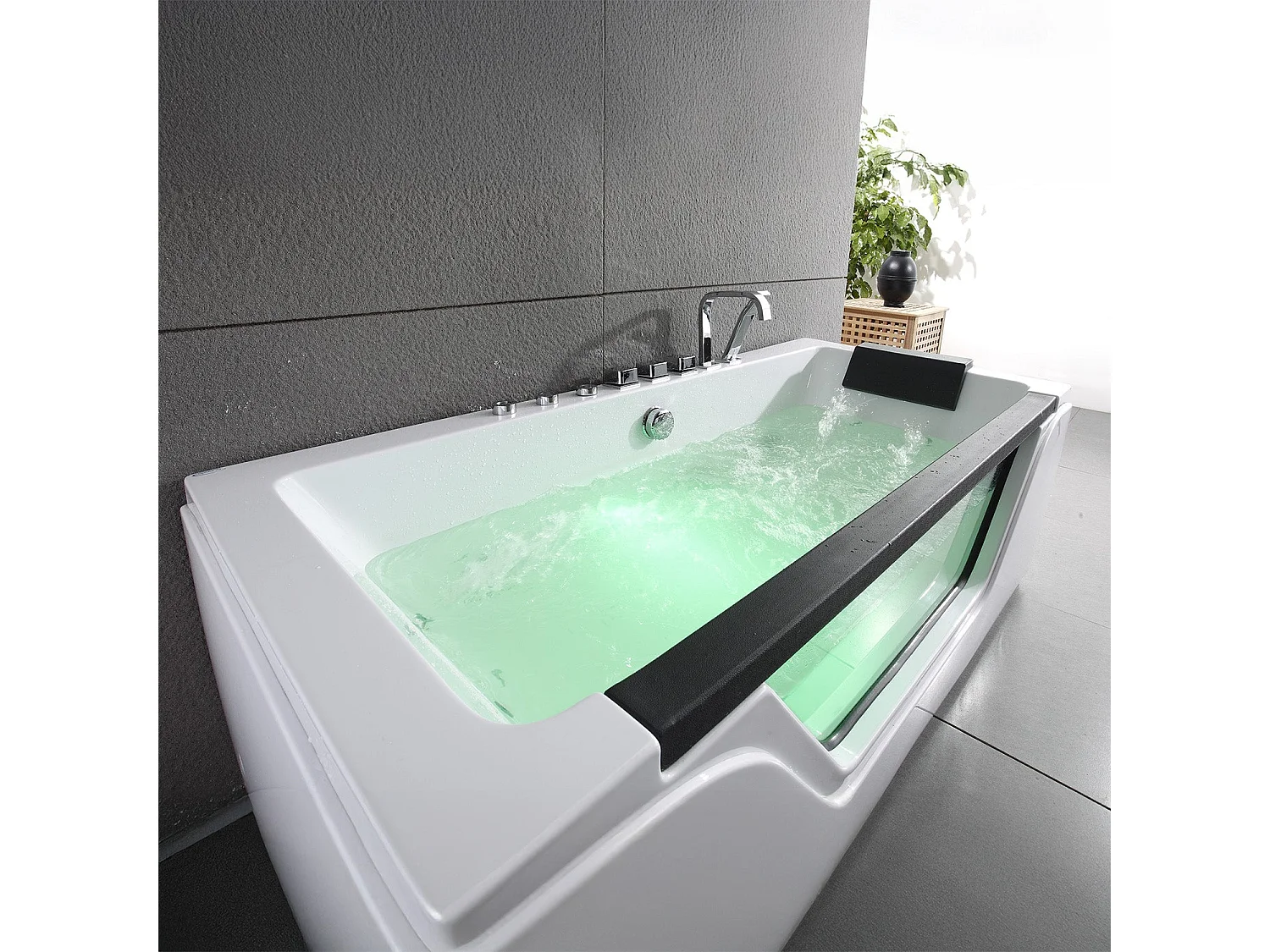 Baignoire Balnéo Tahiti Jets 170  x78  x60  cm, by SPALINA