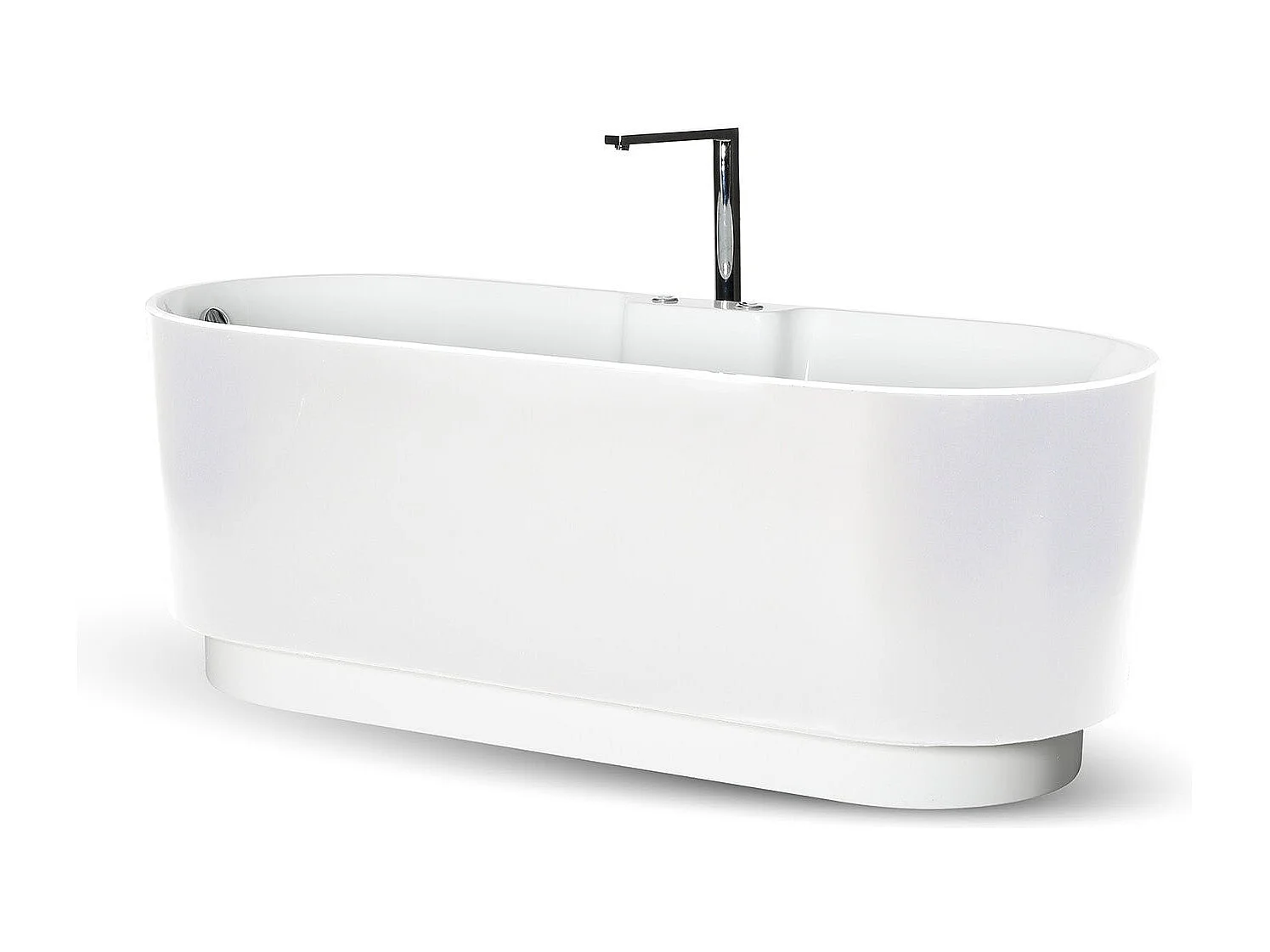 Baignoire Balnéo Ukio white Bulle 175  x75  x65  cm, by SPALINA