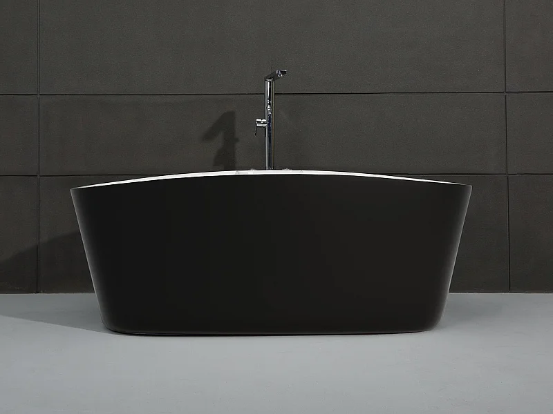 Baignoire Balnéo Tao black Bulle 170  x80  x65  cm, by SPALINA