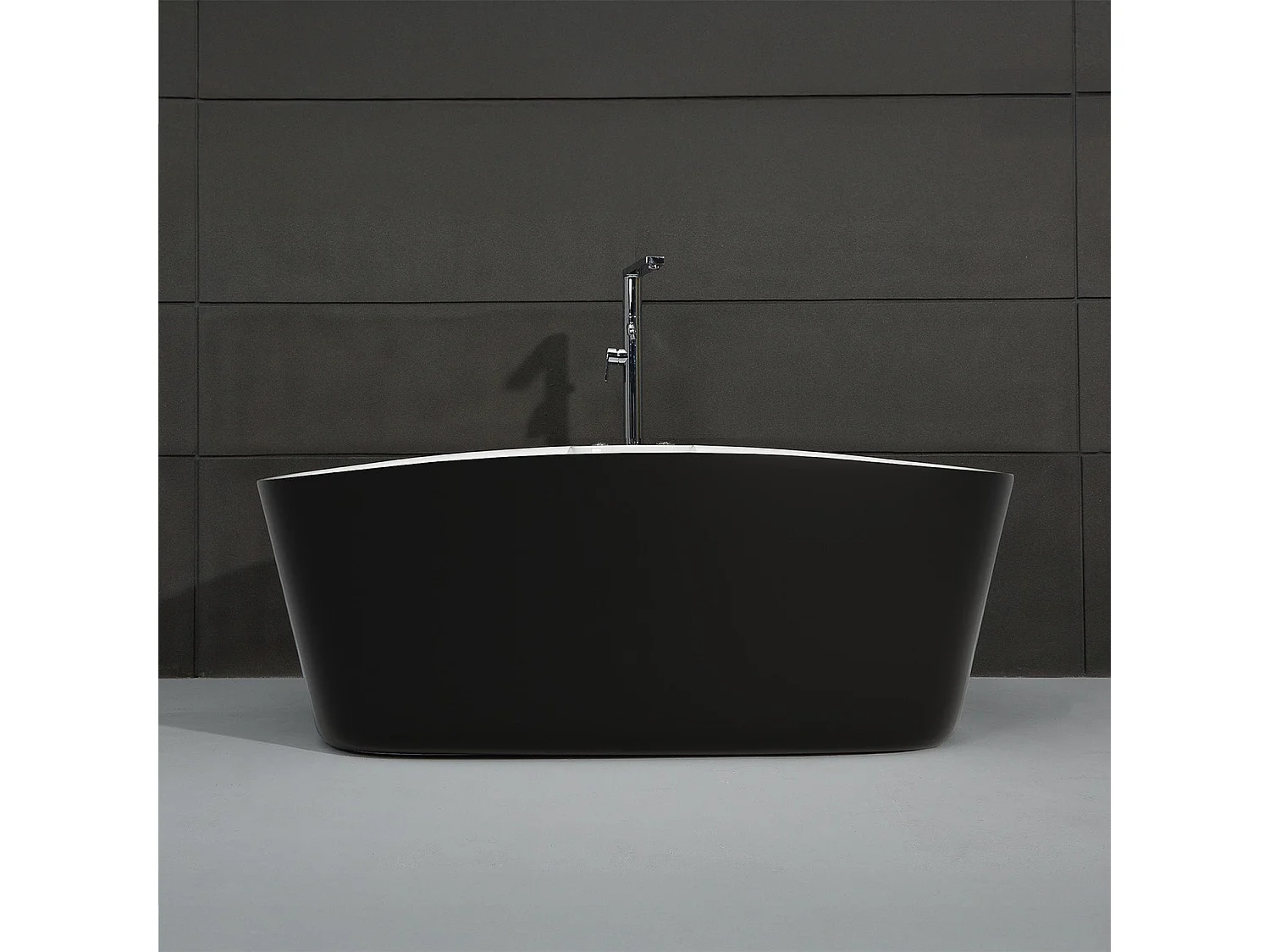 Baignoire Balnéo Tao black Bulle 170  x80  x65  cm, by SPALINA