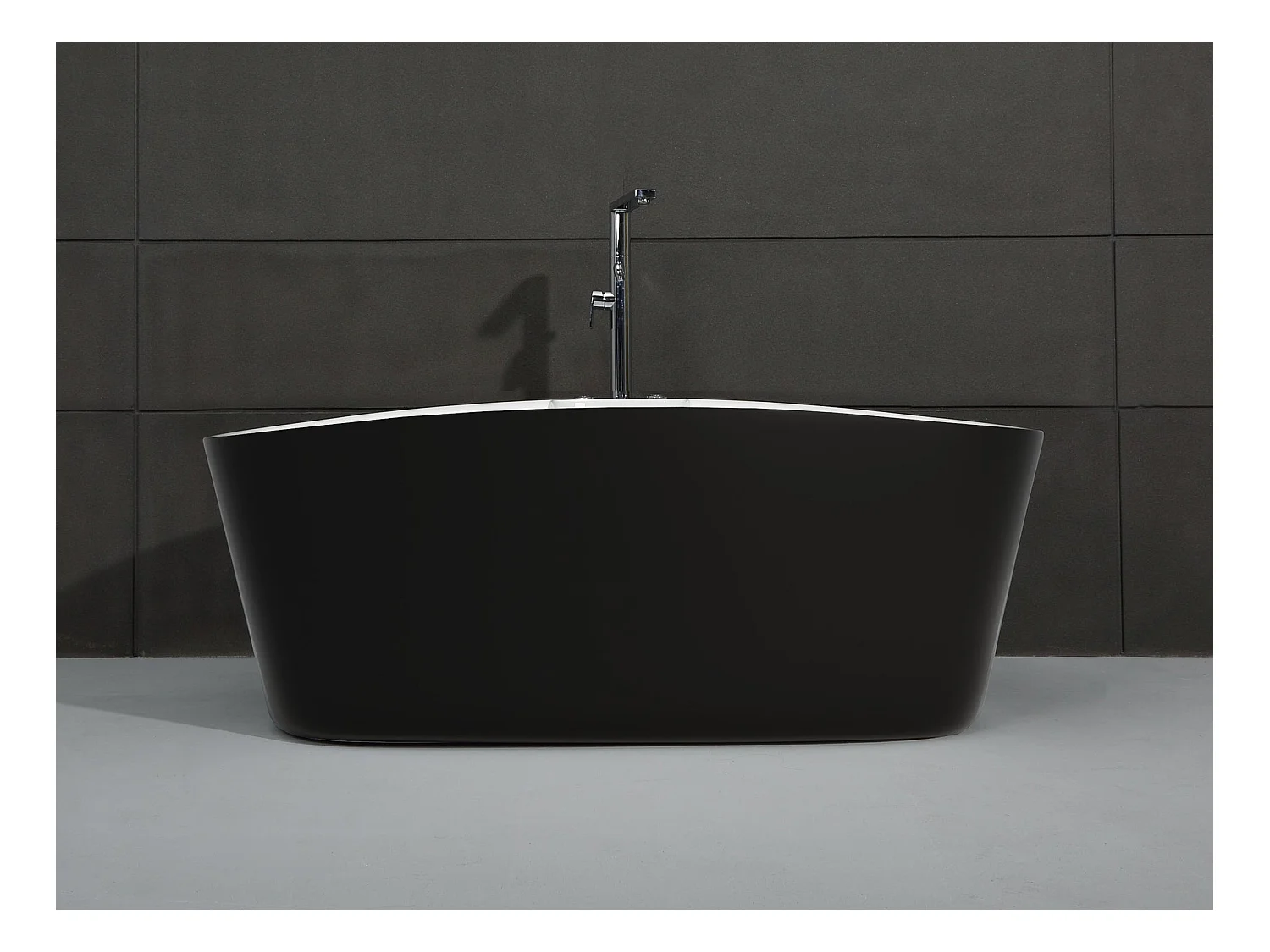 Baignoire Balnéo Tao black Bulle 170  x80  x65  cm, by SPALINA