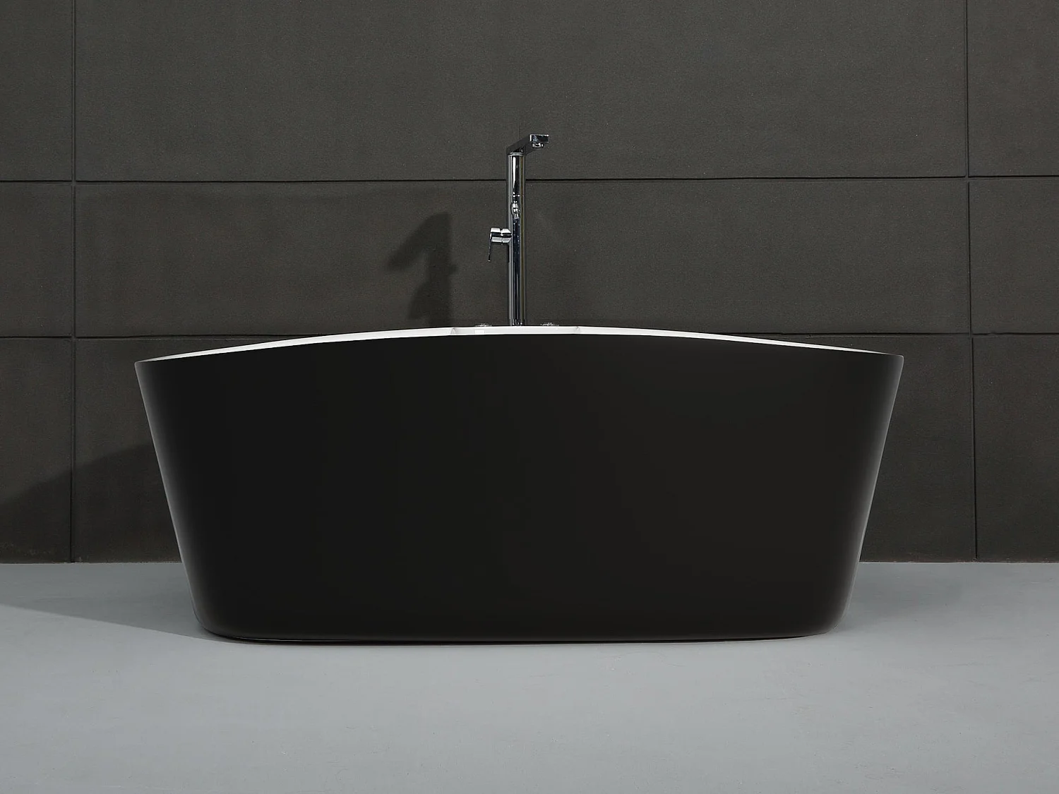 Baignoire Balnéo Tao black Bulle 170  x80  x65  cm, by SPALINA