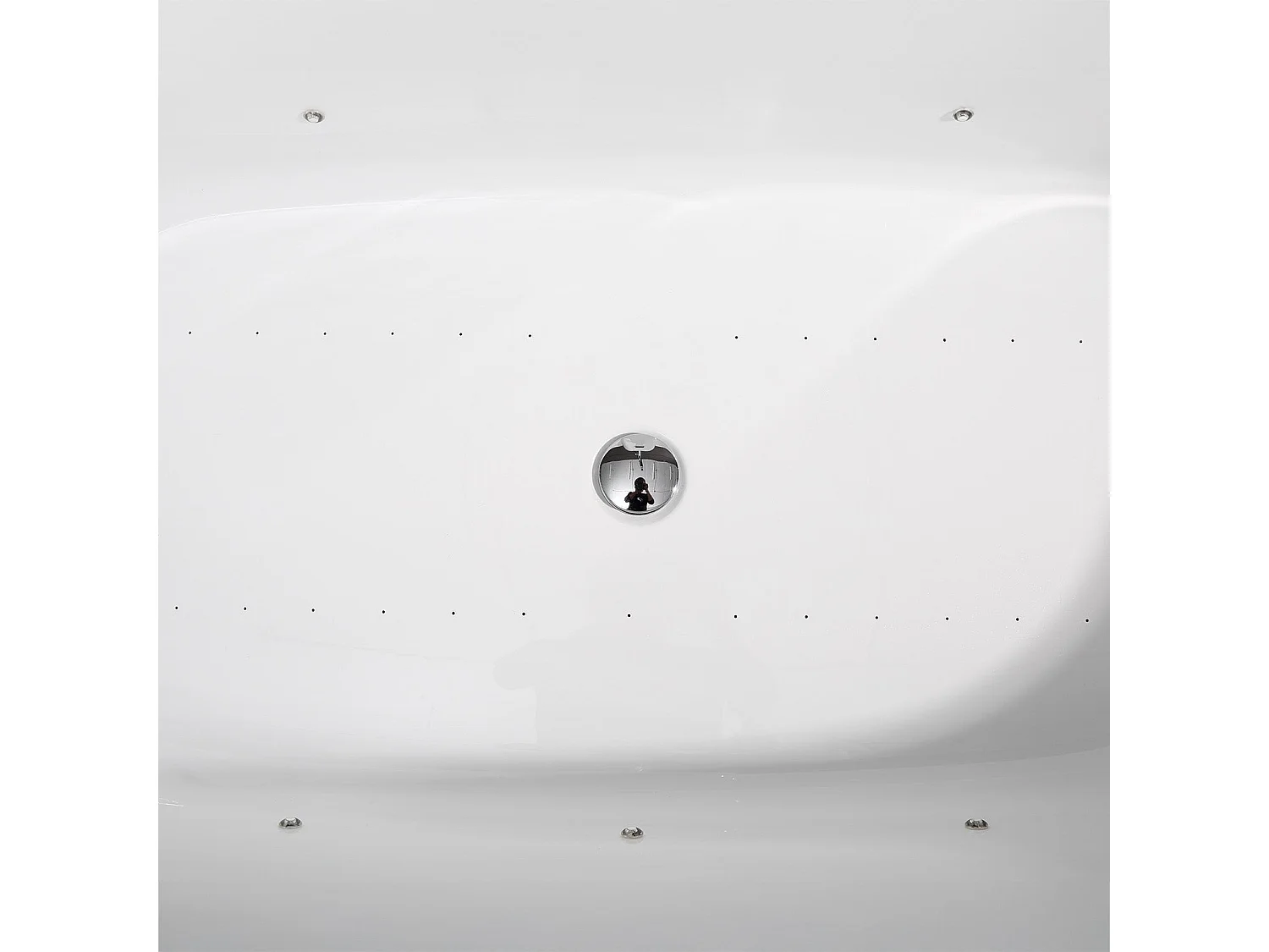 Baignoire Balnéo Tao black Bulle 170  x80  x65  cm, by SPALINA