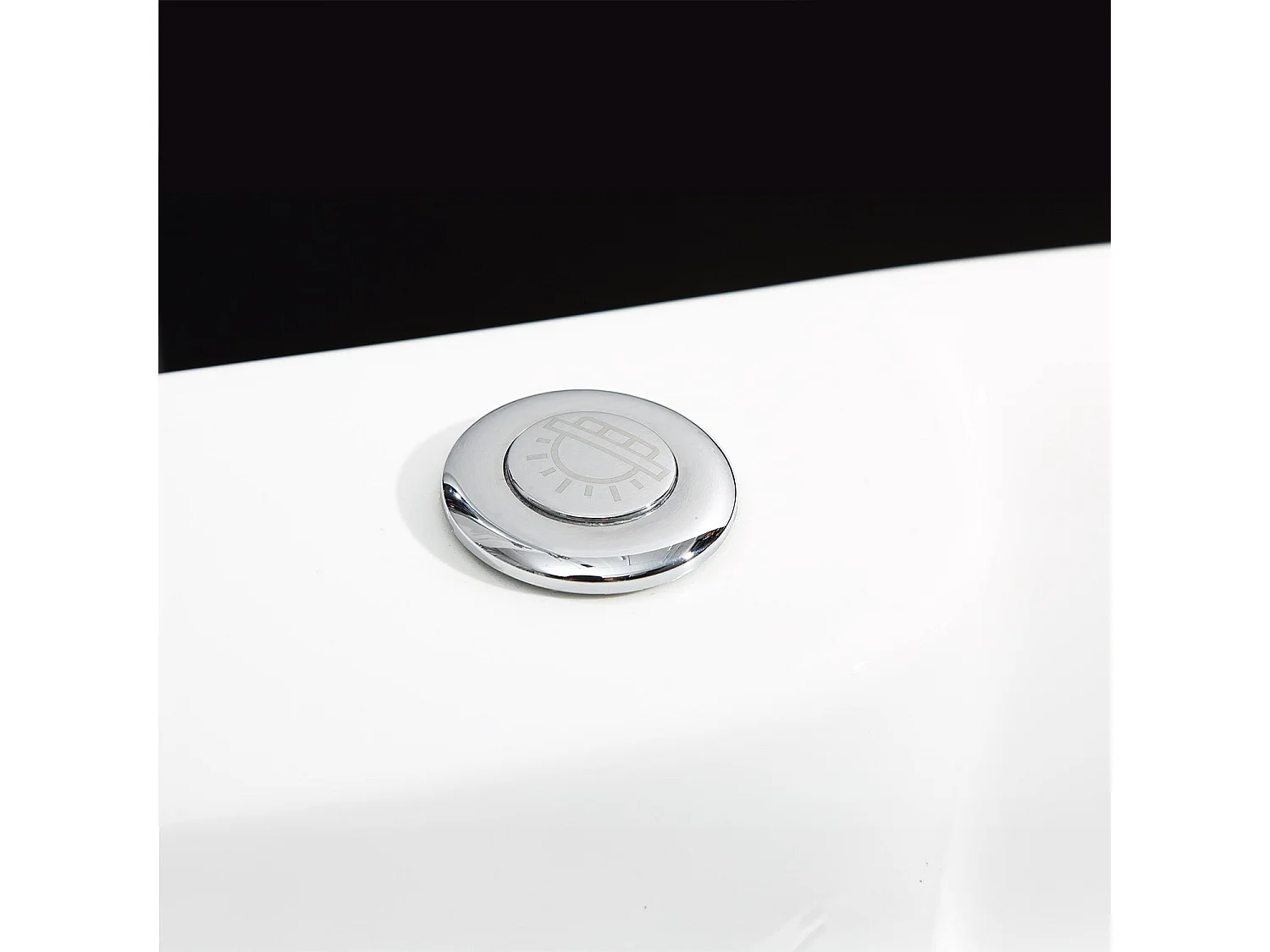 Baignoire Balnéo Tao black Bulle 170  x80  x65  cm, by SPALINA