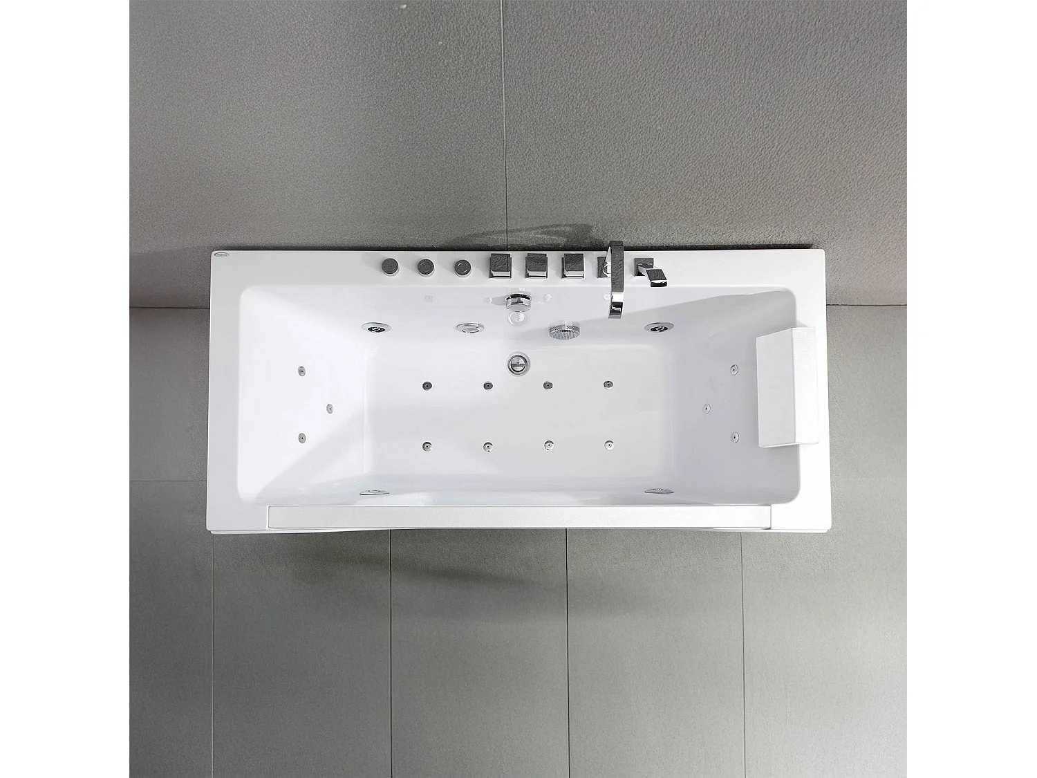 Baignoire Balnéo Tahiti white Jets 170  x78  x60  cm, by SPALINA