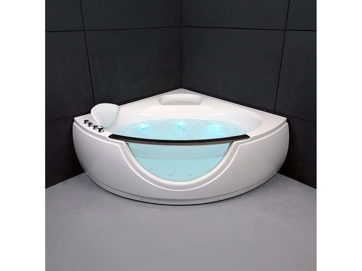 Baignoire Balnéo Samsara Wave 135  x135  x60  cm, by SPALINA