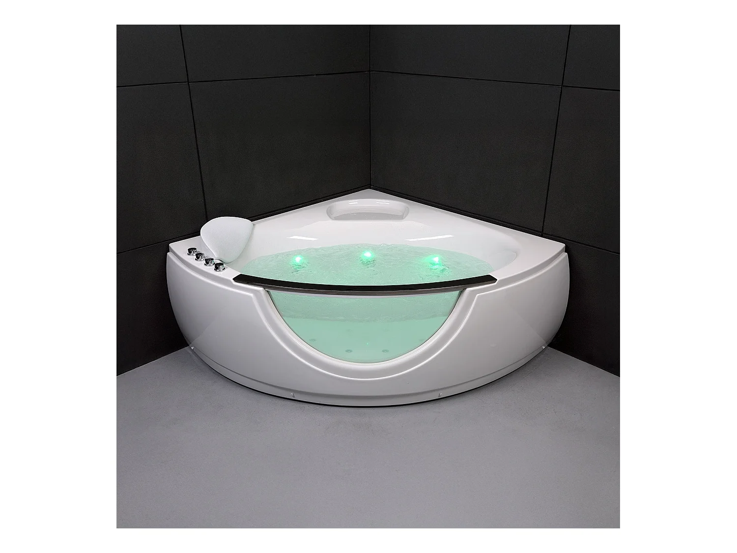 Baignoire Balnéo Samsara Wave 135  x135  x60  cm, by SPALINA