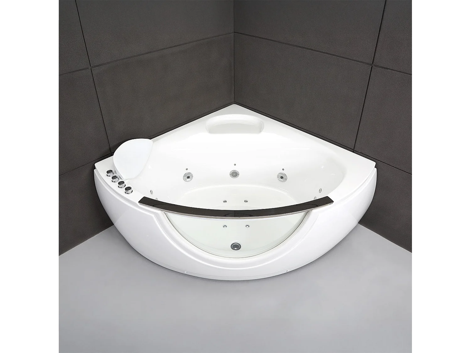 Baignoire Balnéo Samsara Wave 135 x135 x60 cm, by SPALINA