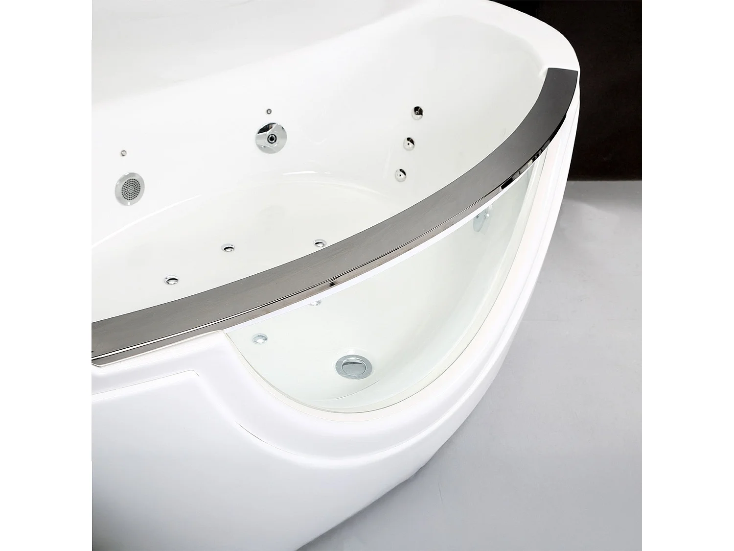 Baignoire Balnéo Samsara Wave 135 x135 x60 cm, by SPALINA