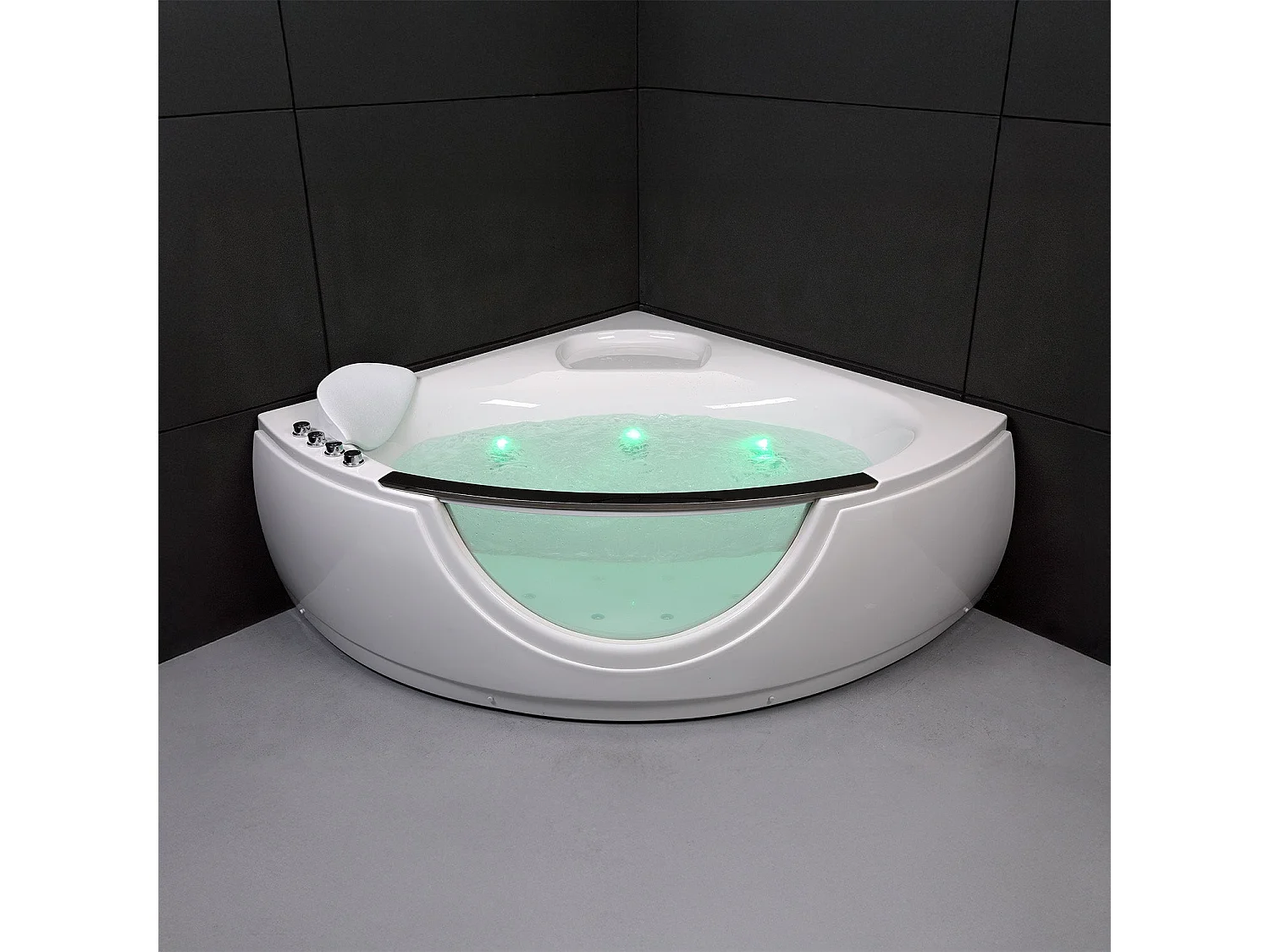 Baignoire Balnéo Samsara Wave 135 x135 x60 cm, by SPALINA
